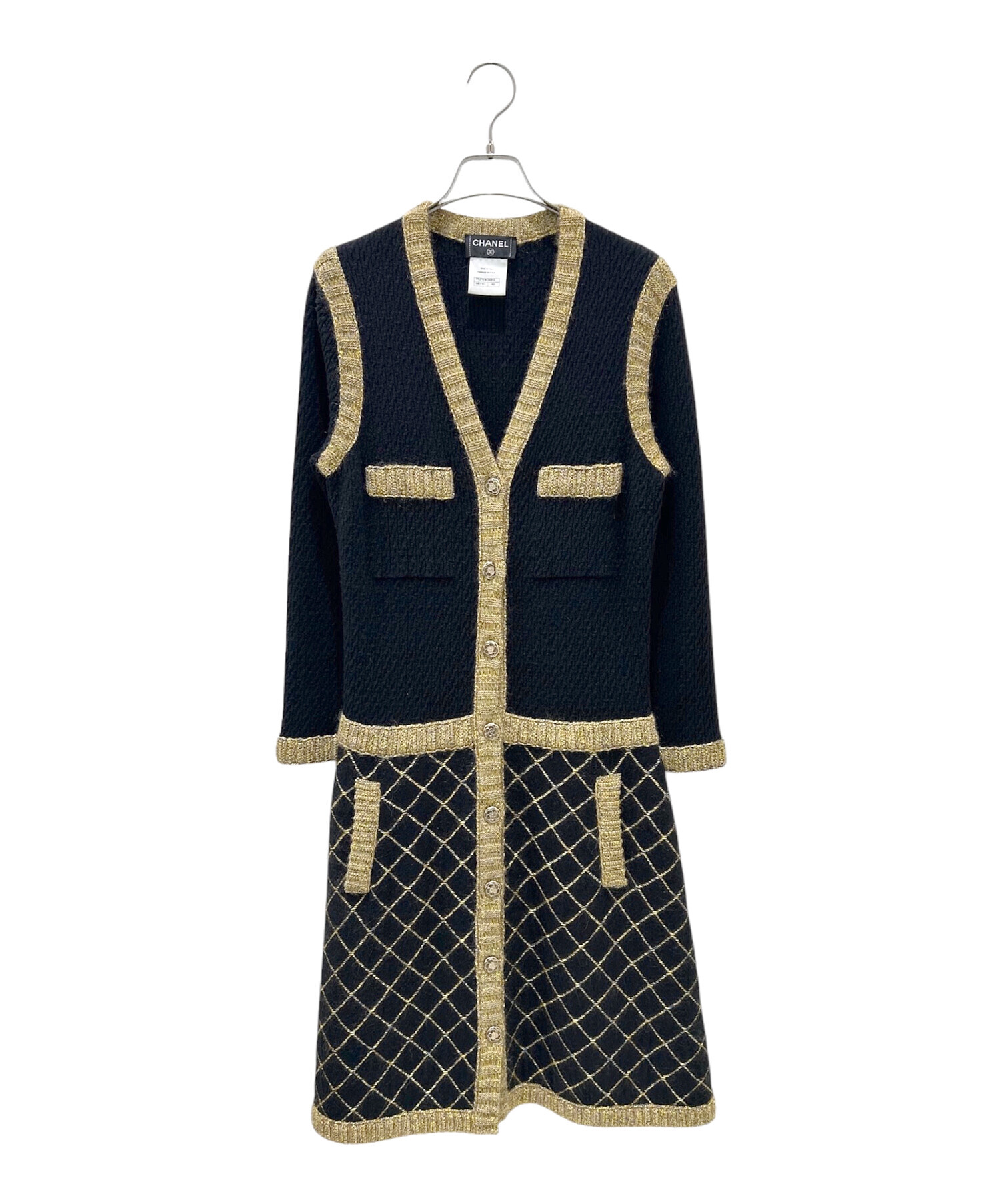 中古・古着通販】CHANEL (シャネル) マトラッセニットワンピース