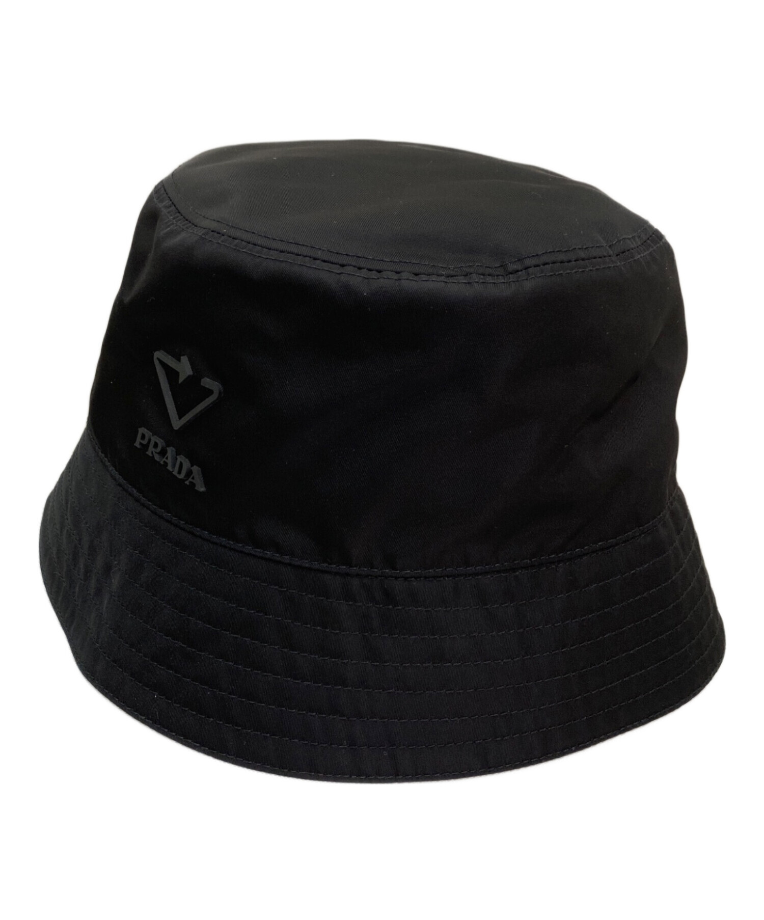 中古・古着通販】PRADA (プラダ) バケットハット ブラック サイズ:S