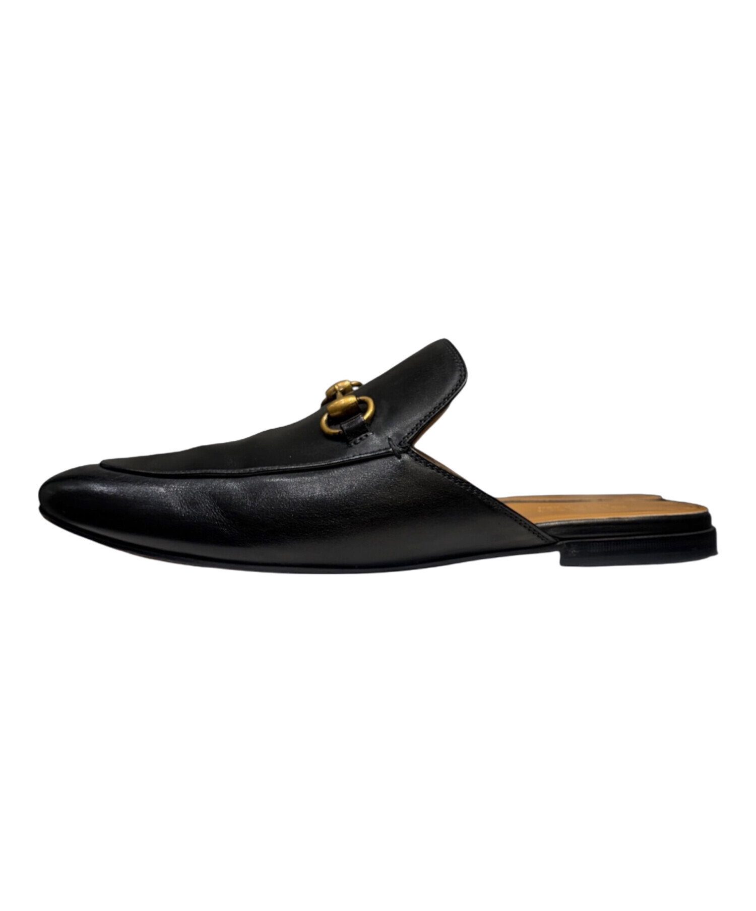 中古・古着通販】GUCCI (グッチ) プリンスタウン レザー ミュール