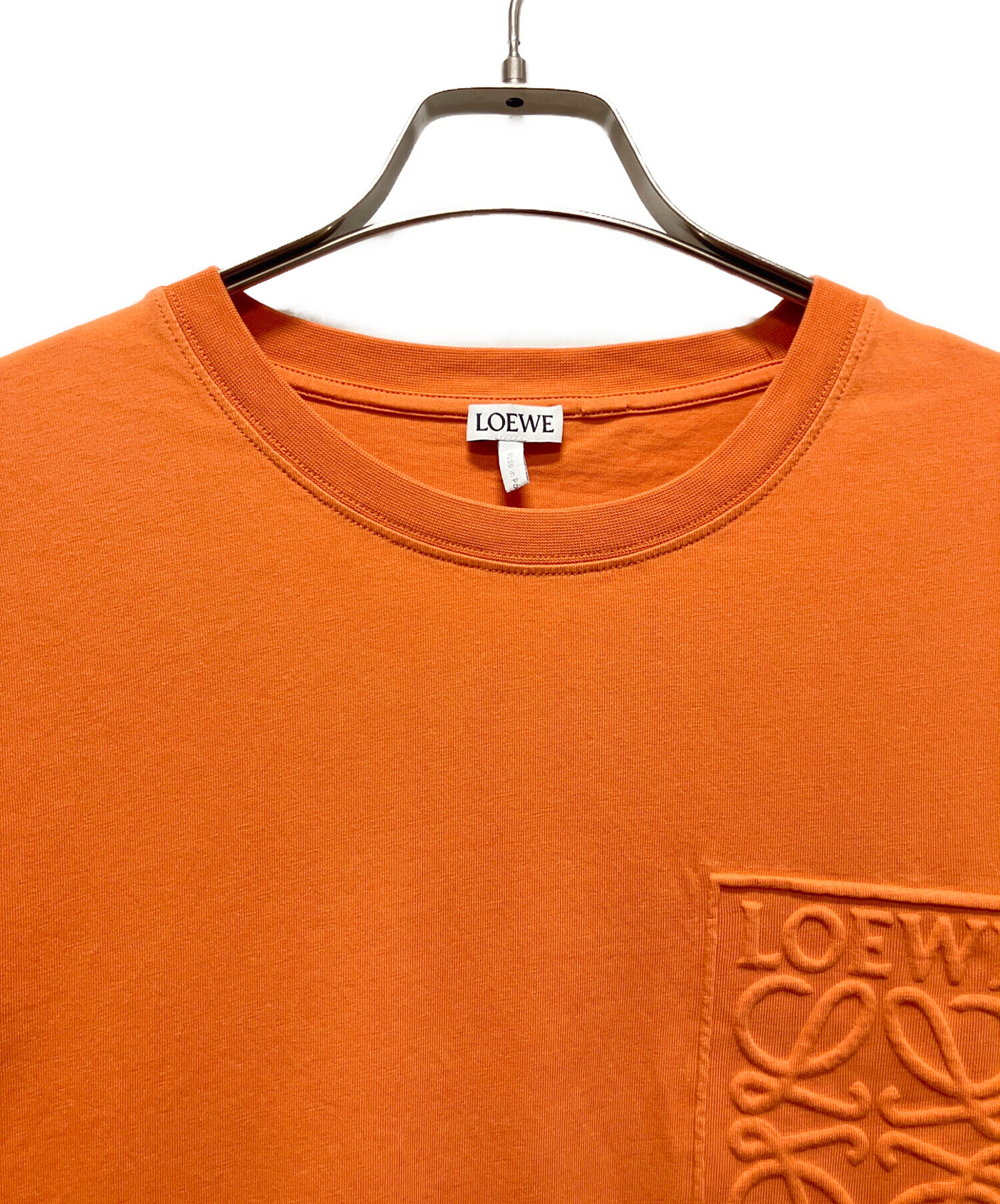 中古・古着通販】LOEWE (ロエベ) アナグラムロゴエンボスTシャツ