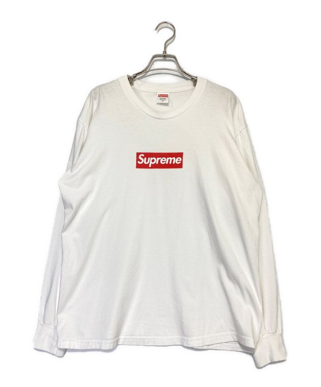 中古・古着通販】SUPREME (シュプリーム) Box Logo L/S Tee ホワイト