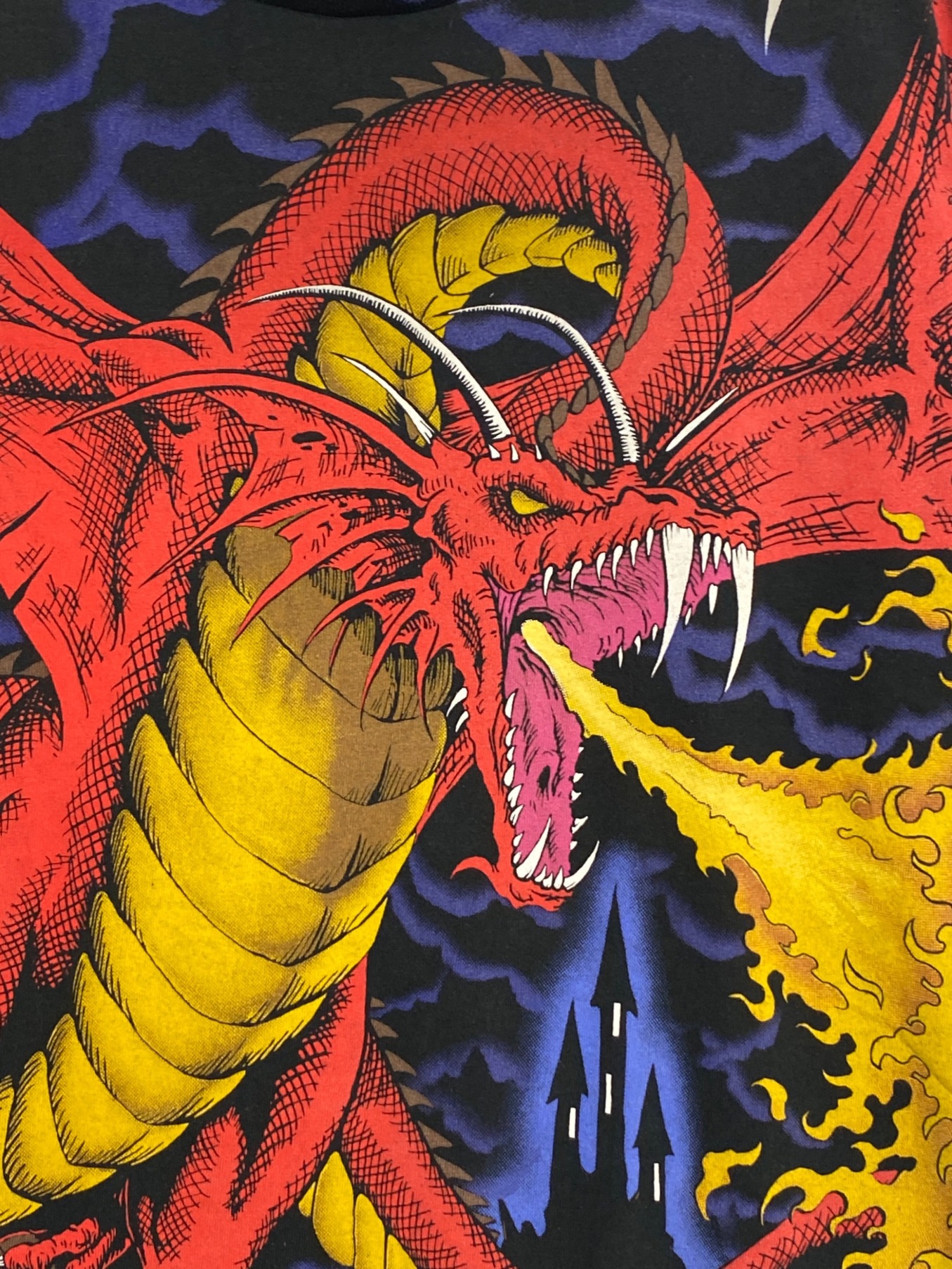 中古・古着通販】LIQUID BLUE (リキッドブルー) ドラゴンTシャツ
