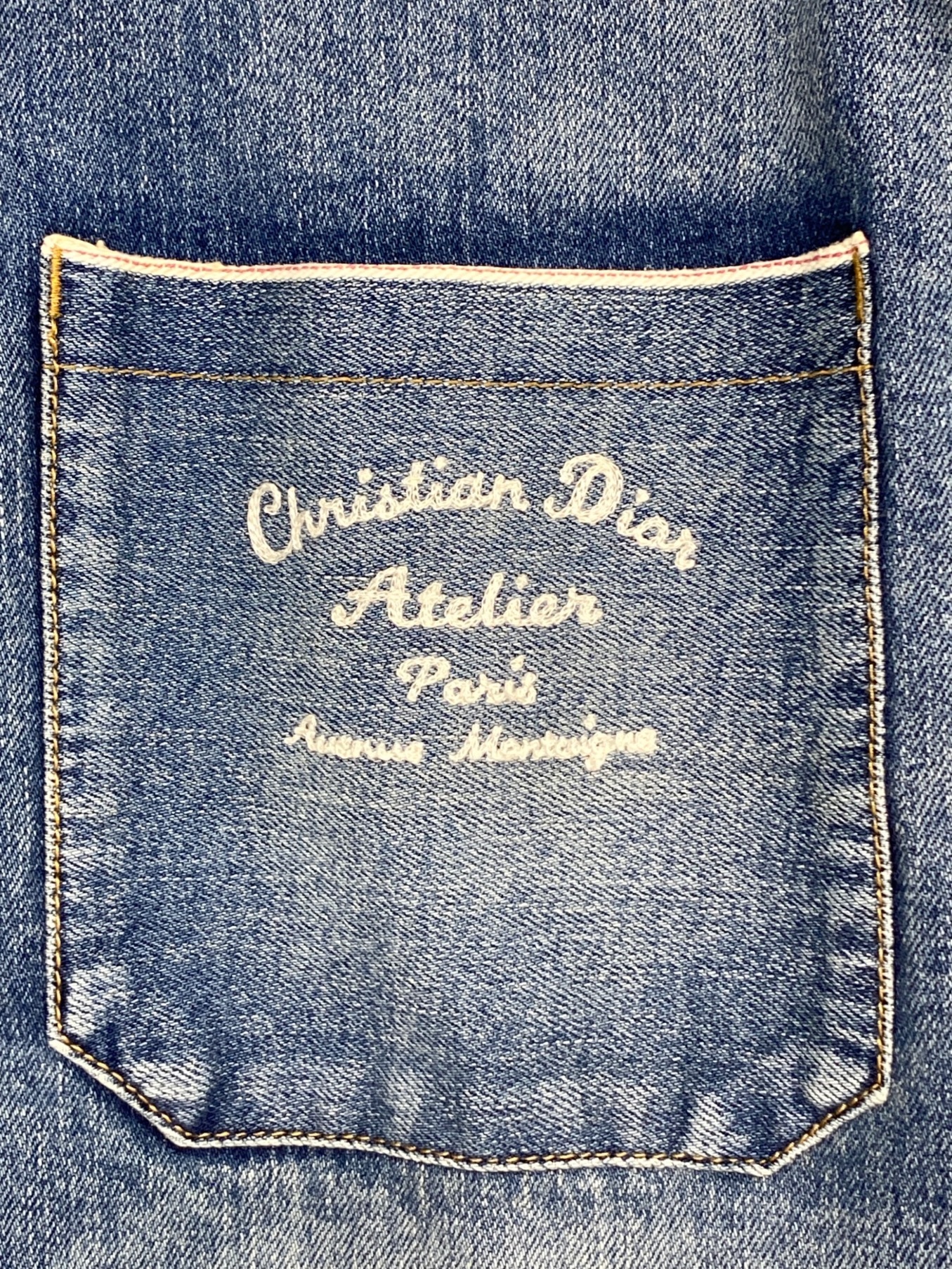 中古・古着通販】Dior (ディオール) ATELIER チェーンステッチ デニム