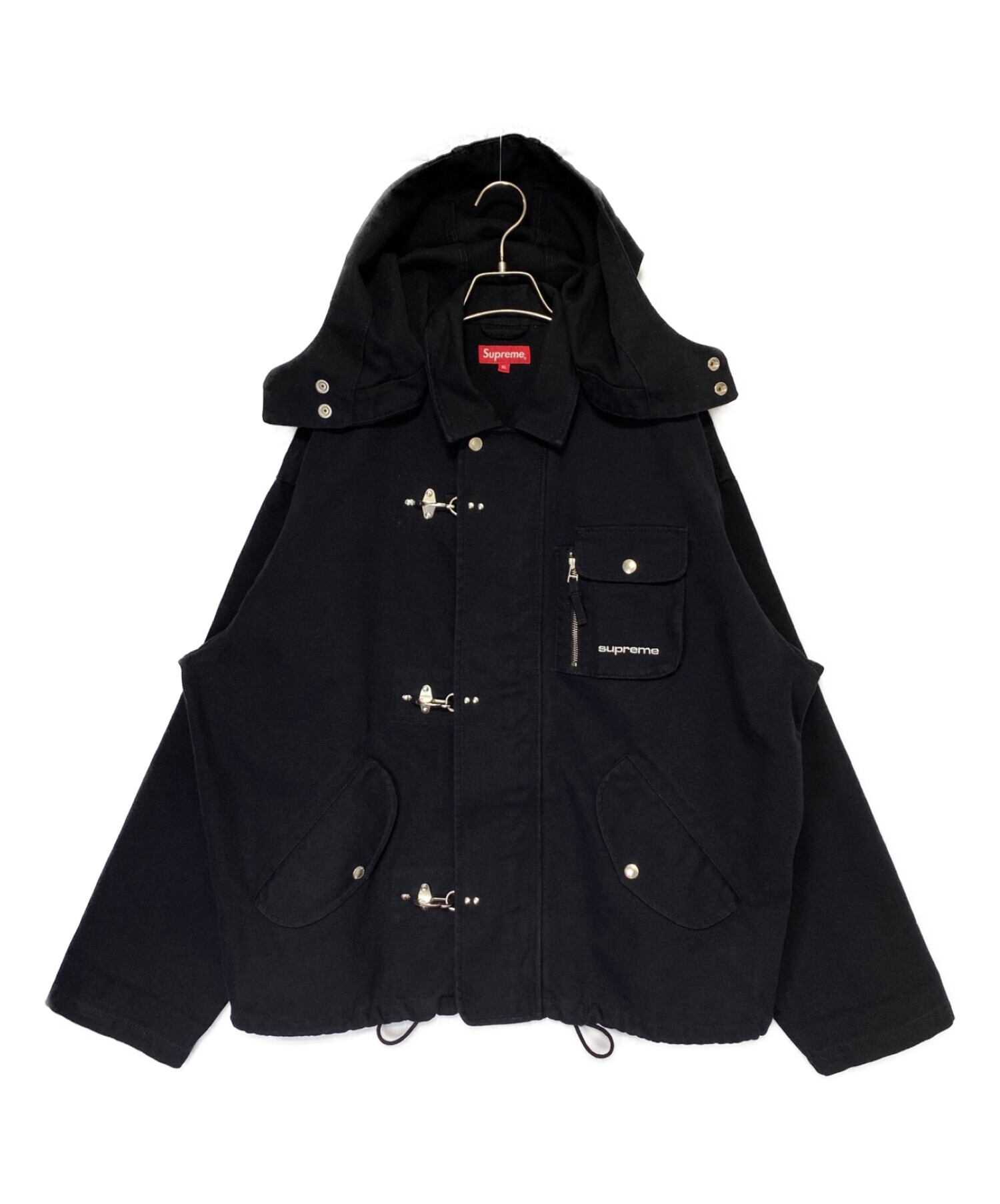 中古・古着通販】SUPREME (シュプリーム) Canvas Clip Jacket ブラック