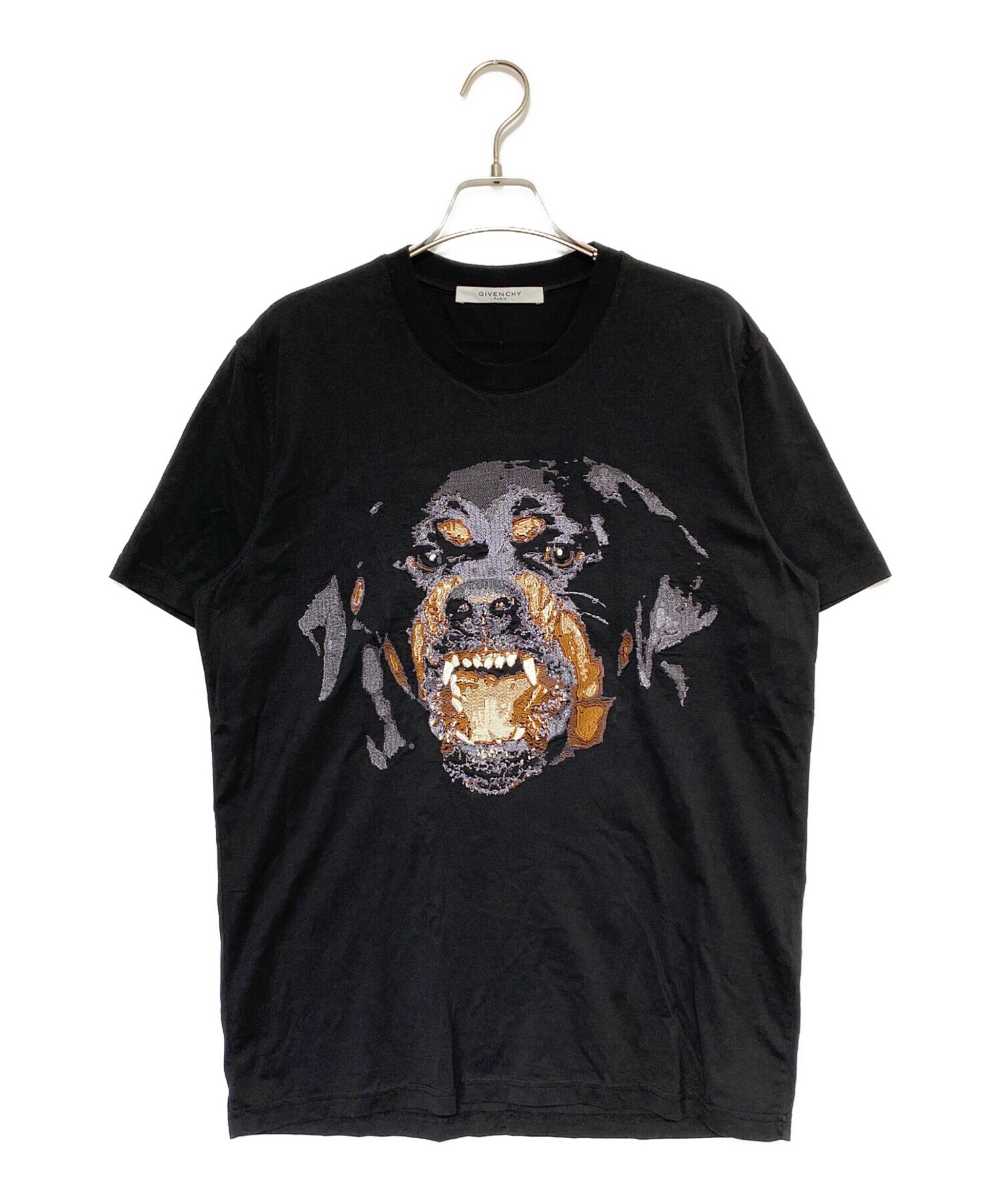 中古・古着通販】GIVENCHY (ジバンシィ) ロットワイラー刺繍Tシャツ