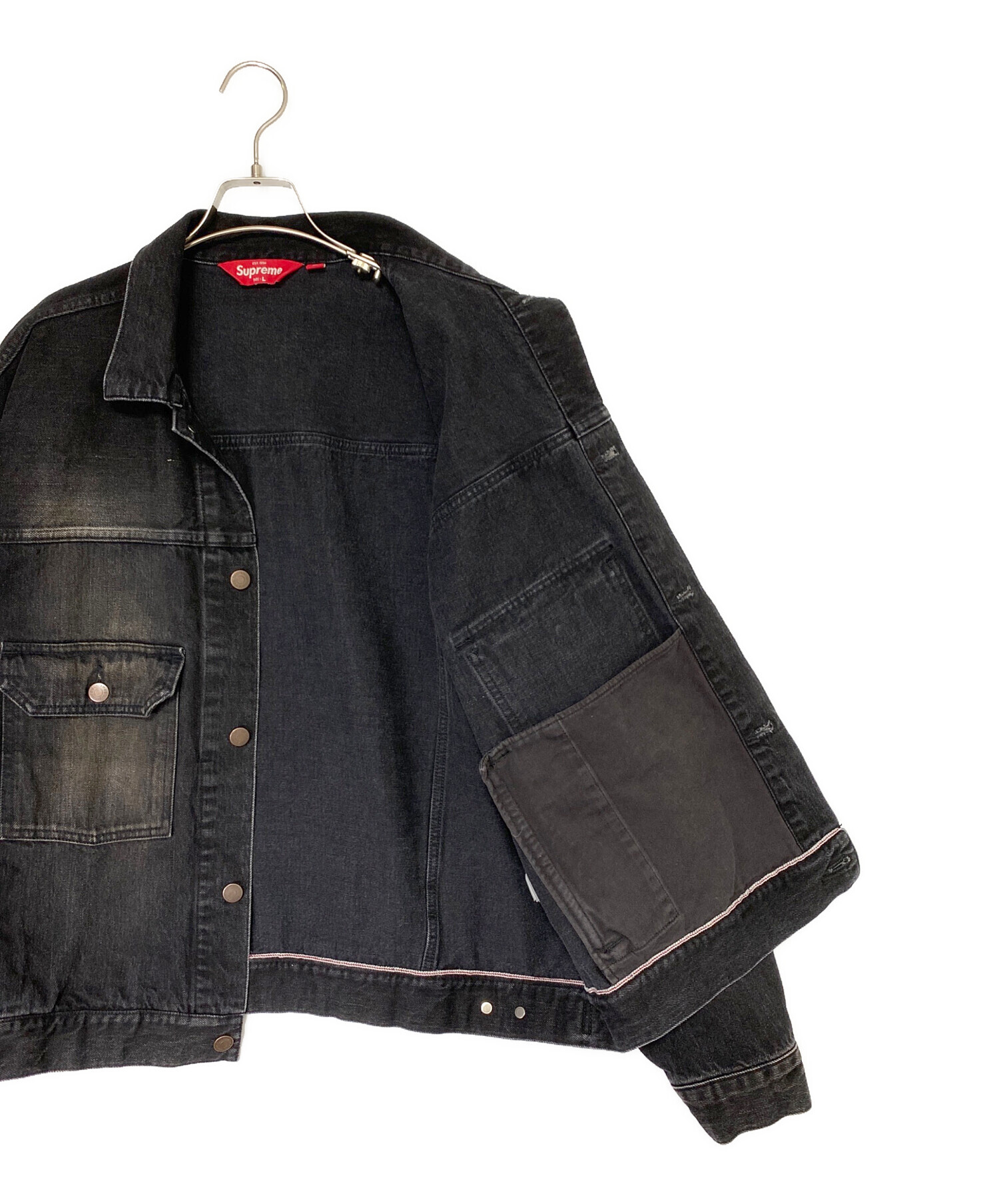 中古・古着通販】SUPREME (シュプリーム) Distressed Selvedge Trucker