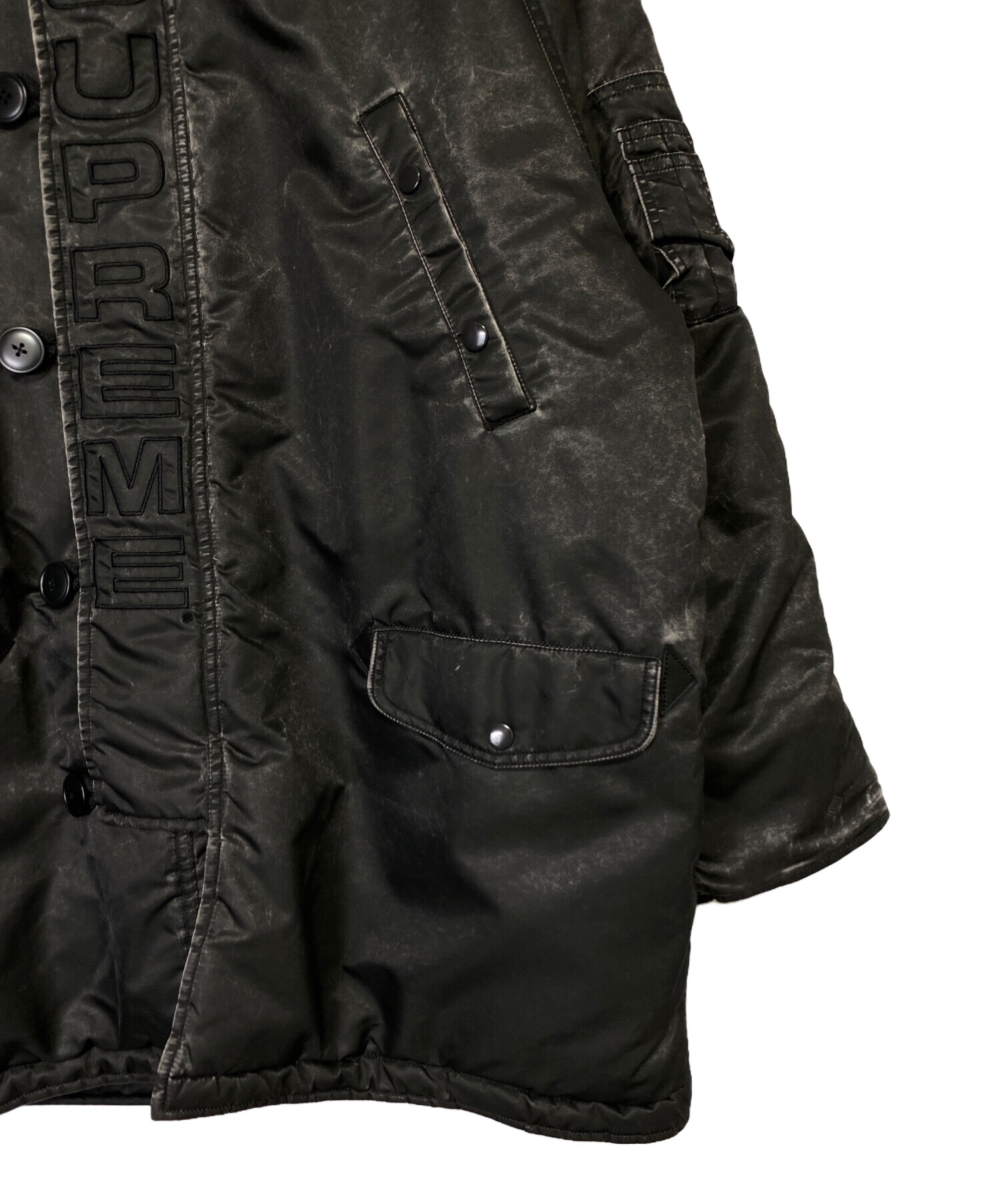 中古・古着通販】SUPREME (シュプリーム) Washed Flight Satin N-3B