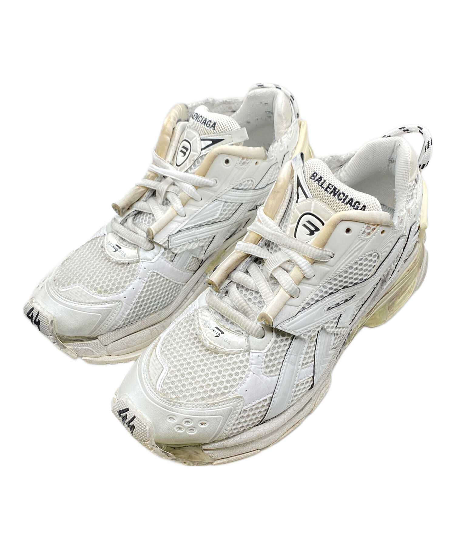 中古・古着通販】BALENCIAGA (バレンシアガ) RUNNER ホワイト サイズ