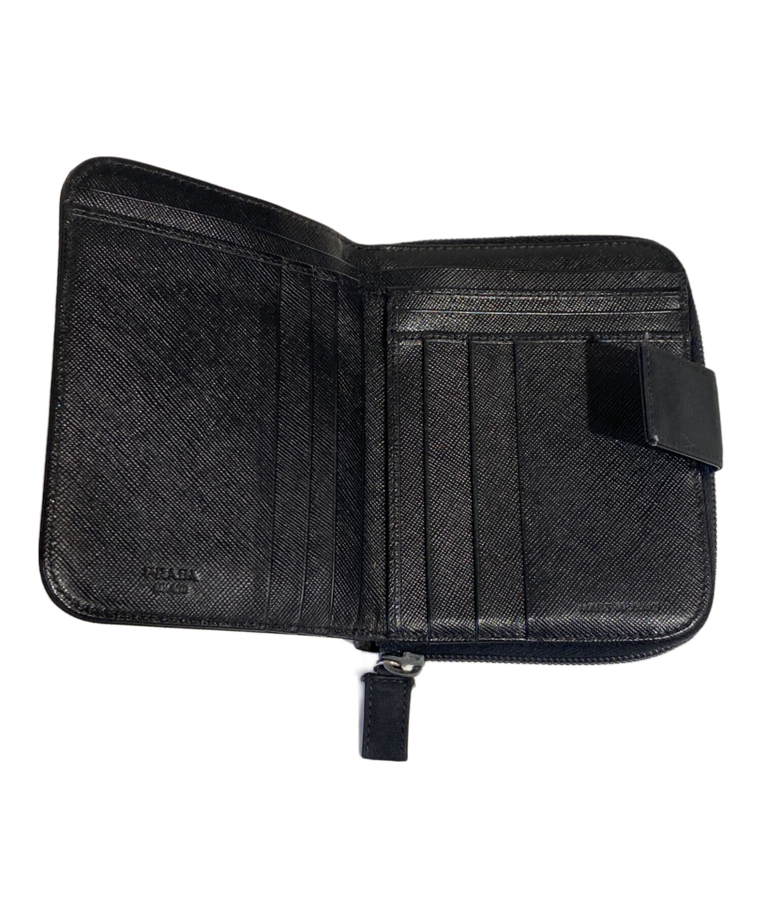 中古・古着通販】PRADA (プラダ) 三角プレートラウンドファスナー
