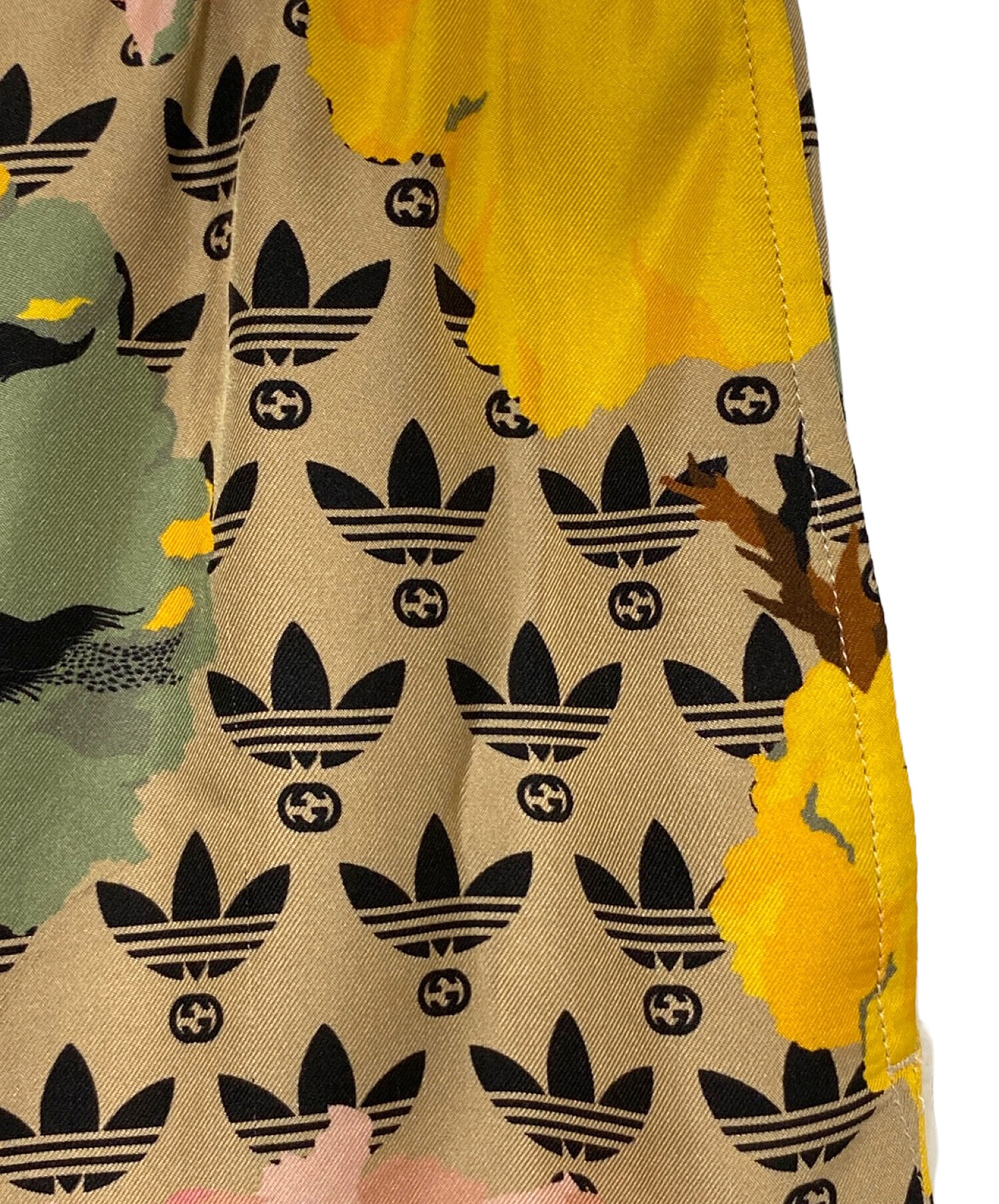 中古・古着通販】GUCCI (グッチ) adidas (アディダス) 総柄シルク