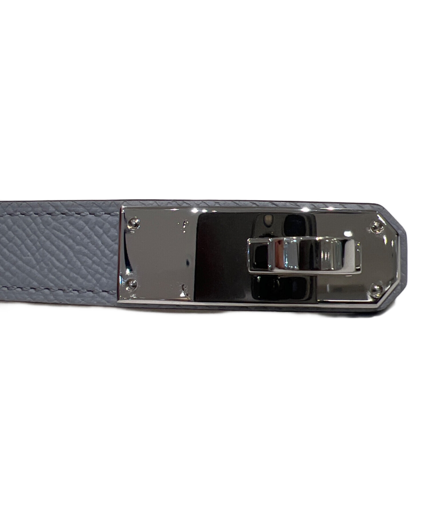 中古・古着通販】HERMES (エルメス) ケリーベルト 18mm ブルーグラシエ