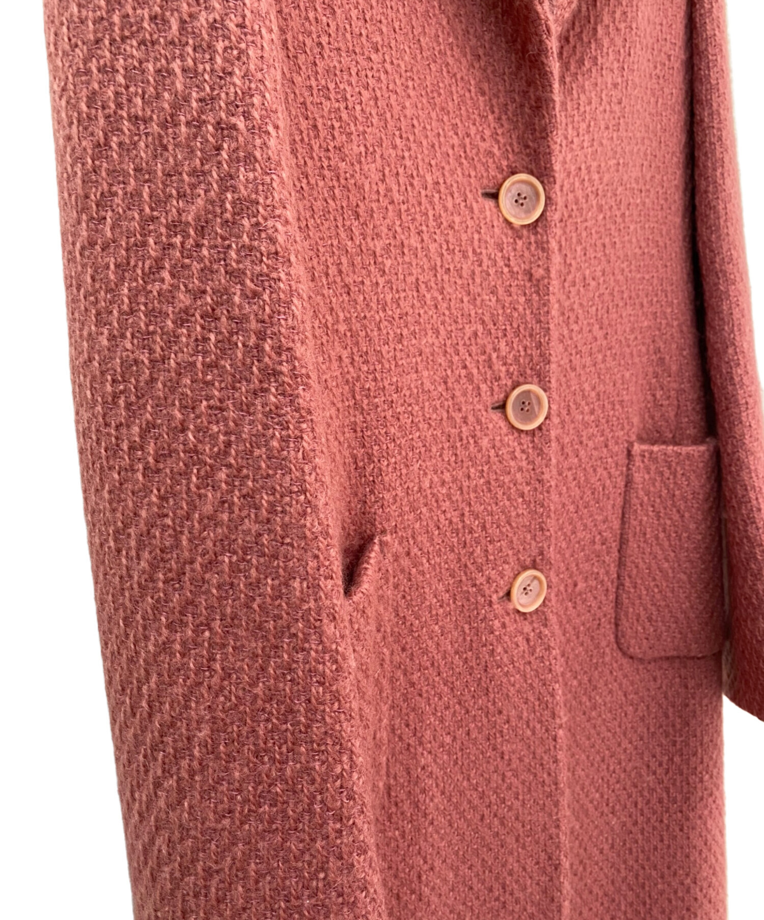 中古・古着通販】JIL SANDER (ジルサンダー) ウールコート ピンク