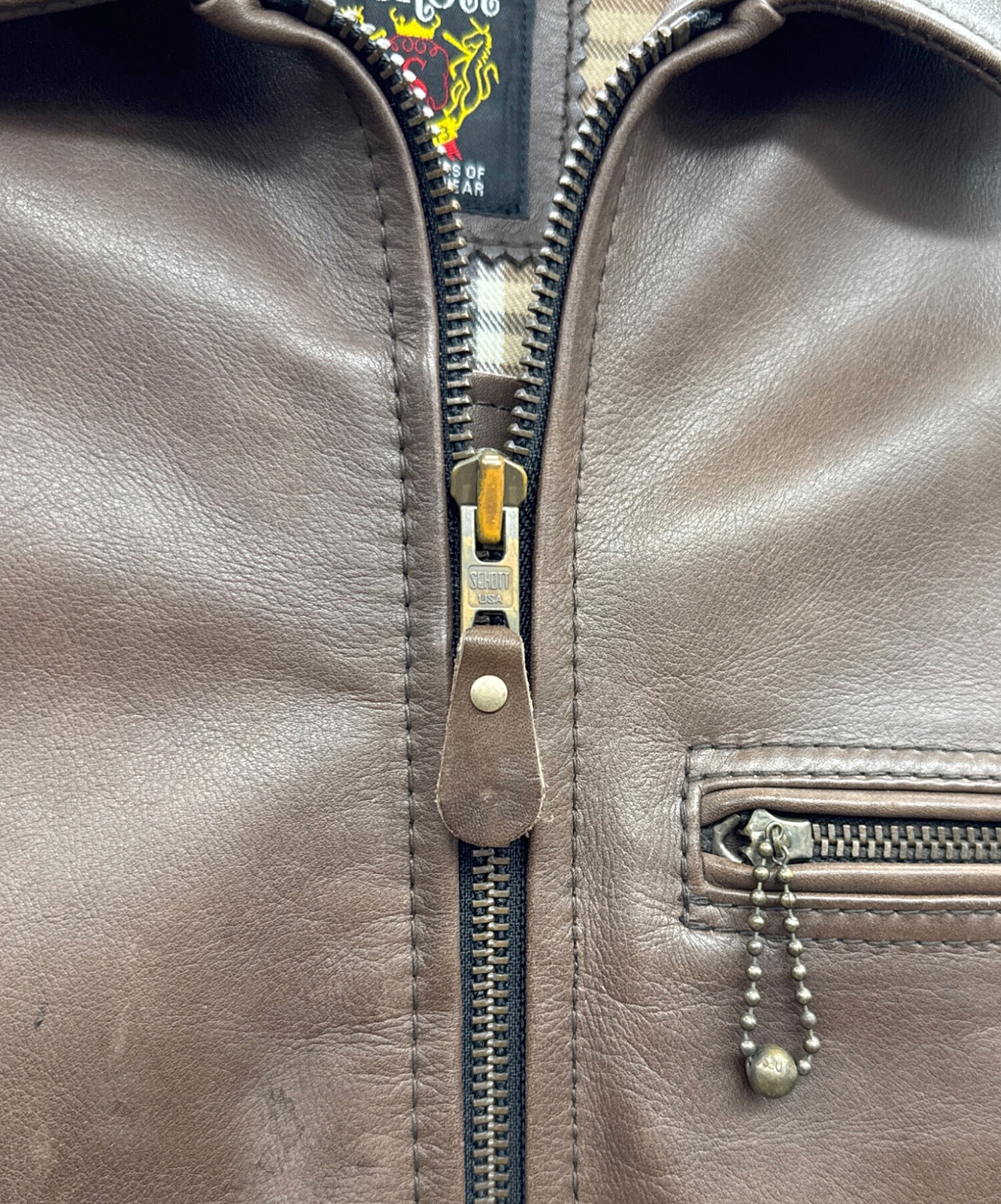 中古・古着通販】Schott (ショット) シングルライダースジャケット