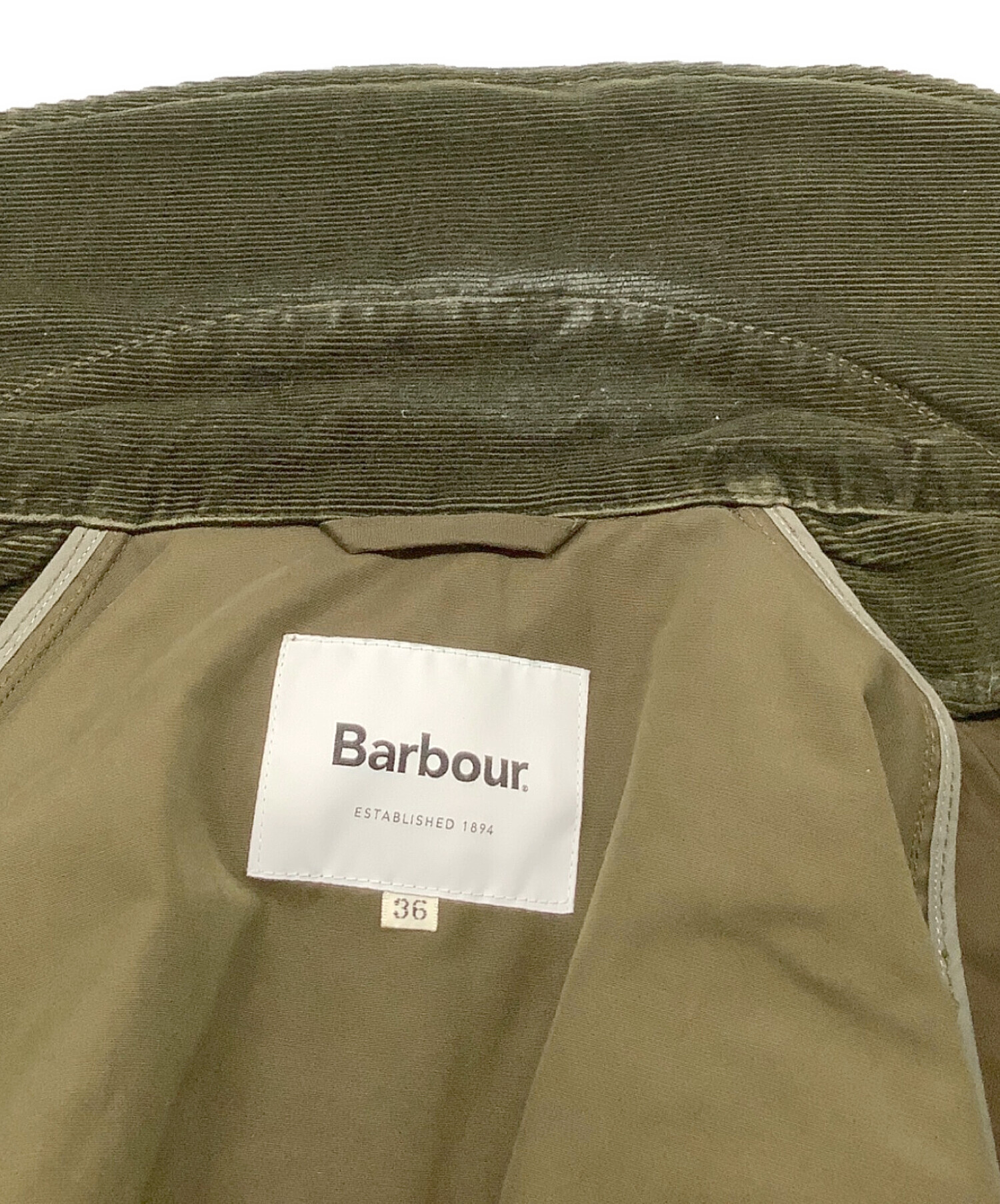 中古・古着通販】Barbour (バブアー) トレンチコート グリーン サイズ