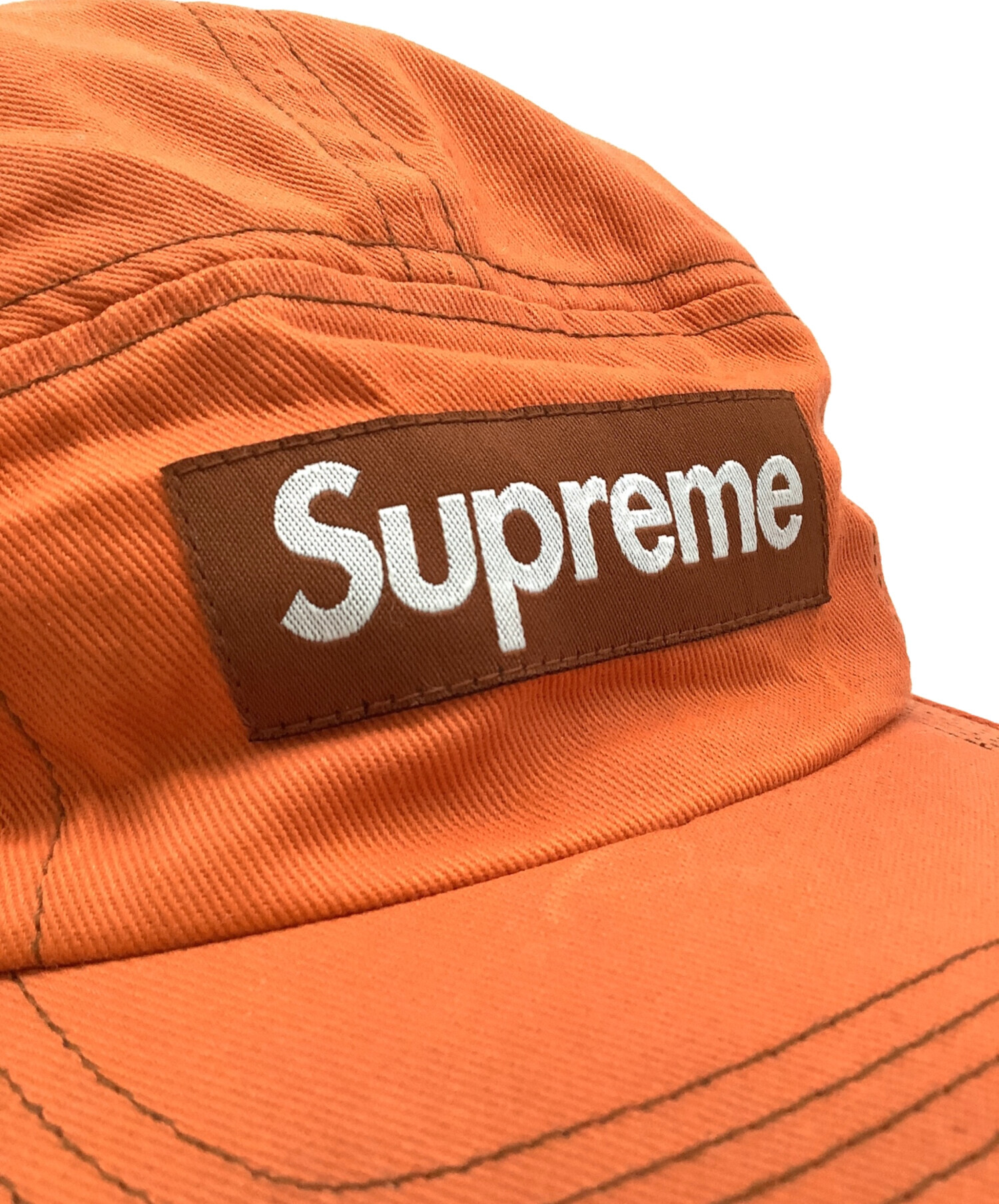 中古・古着通販】SUPREME (シュプリーム) キャップ オレンジ｜ブランド