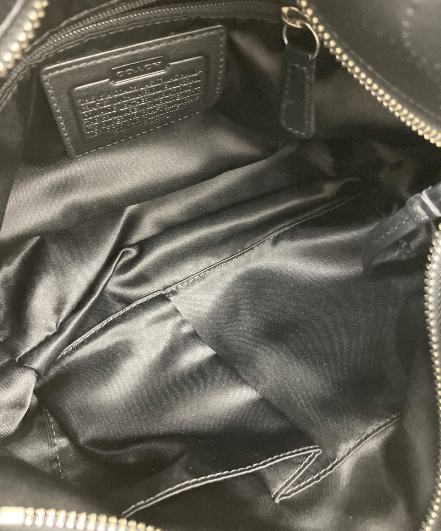 中古・古着通販】COACH (コーチ) ショルダーバッグ ブラック｜ブランド