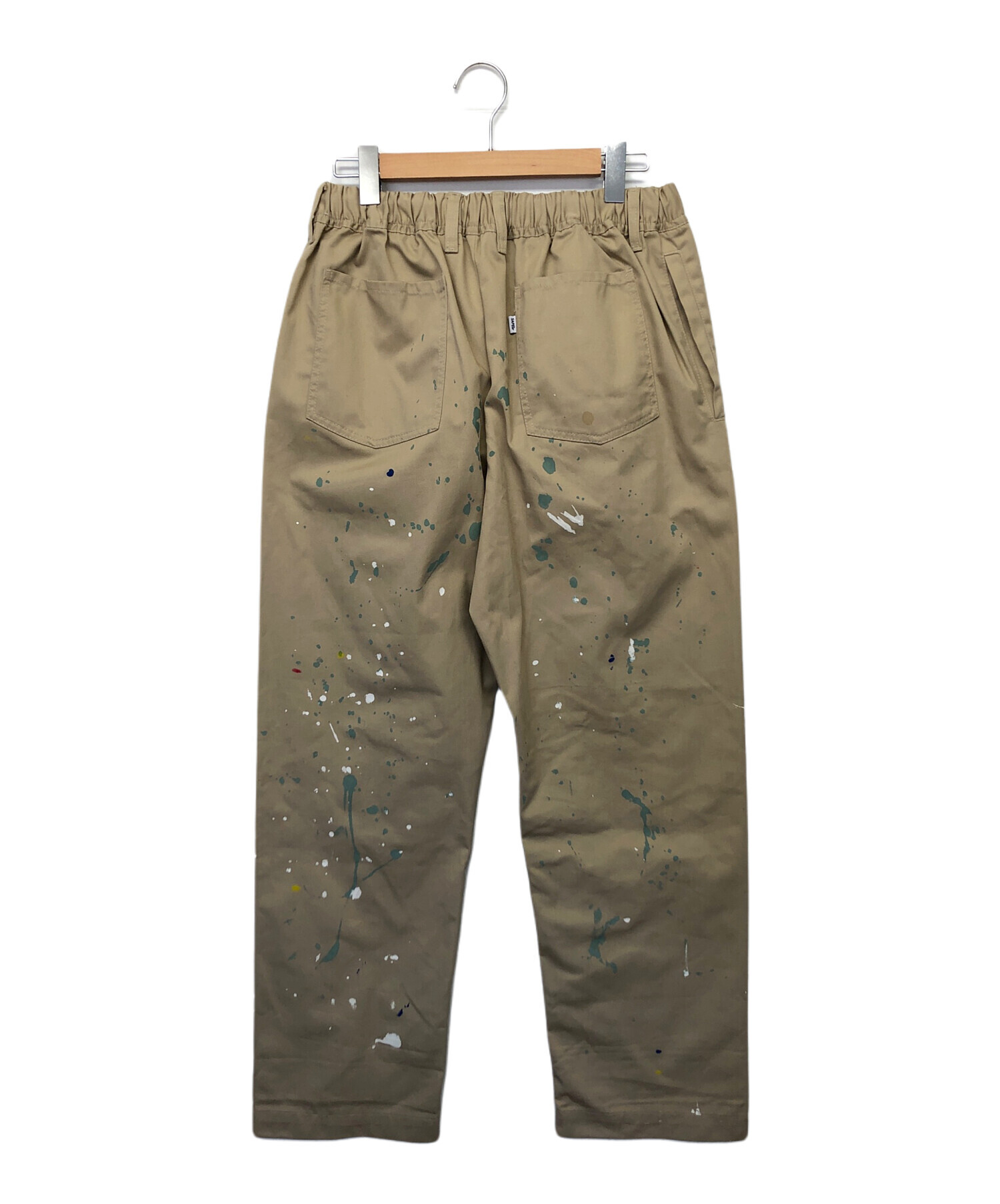 中古・古着通販】SAPEur (サプール) ペイント パンツ ベージュ サイズ