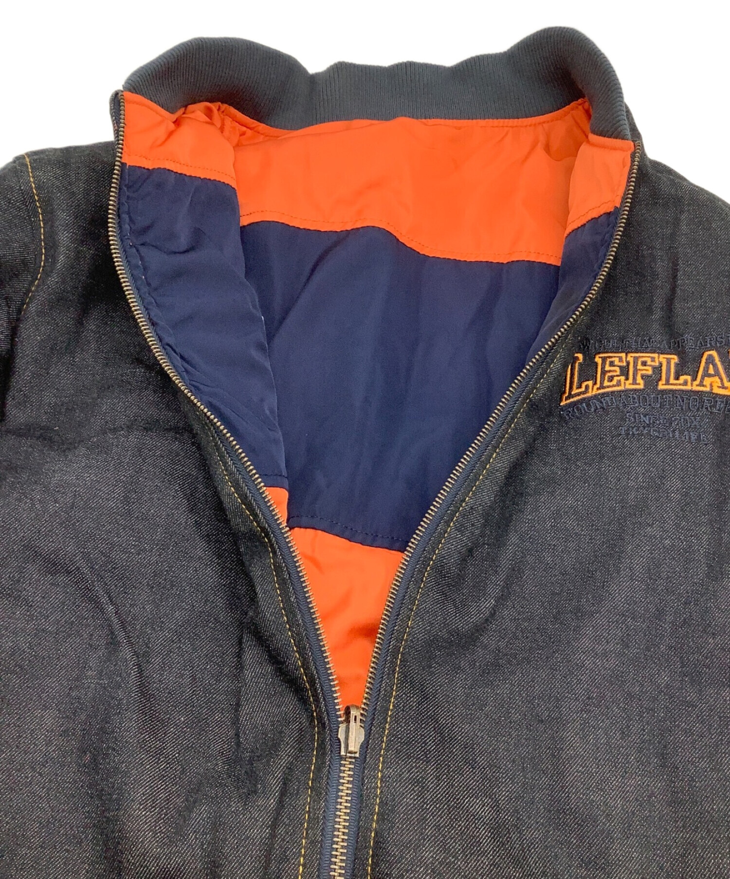 中古・古着通販】LEFLAH (レフラー) 中綿ジャケット インディゴ サイズ