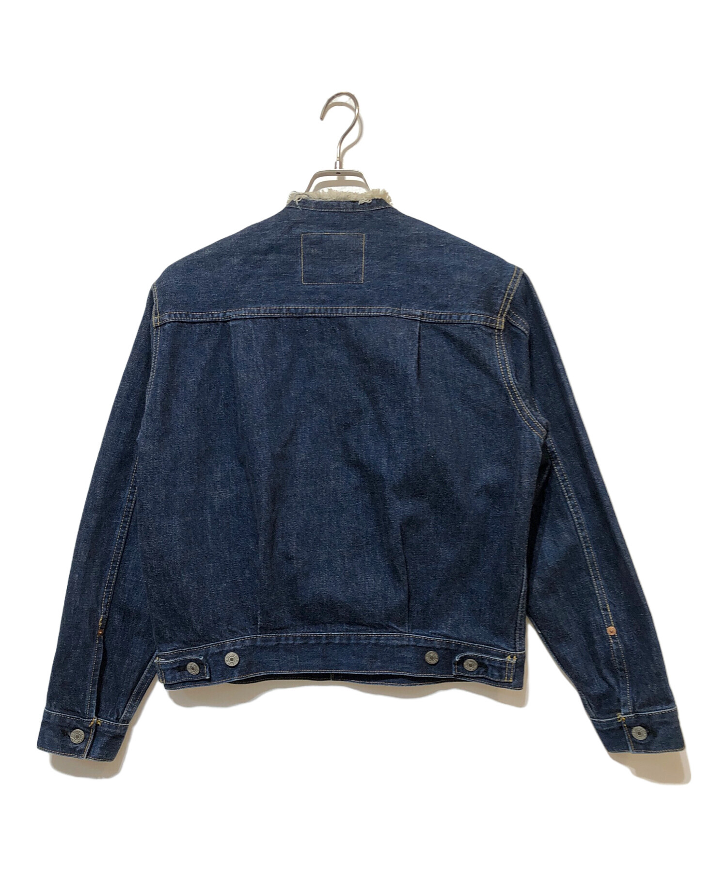 中古・古着通販】LEVI'S (リーバイス) ノーカラーデニムジャケット