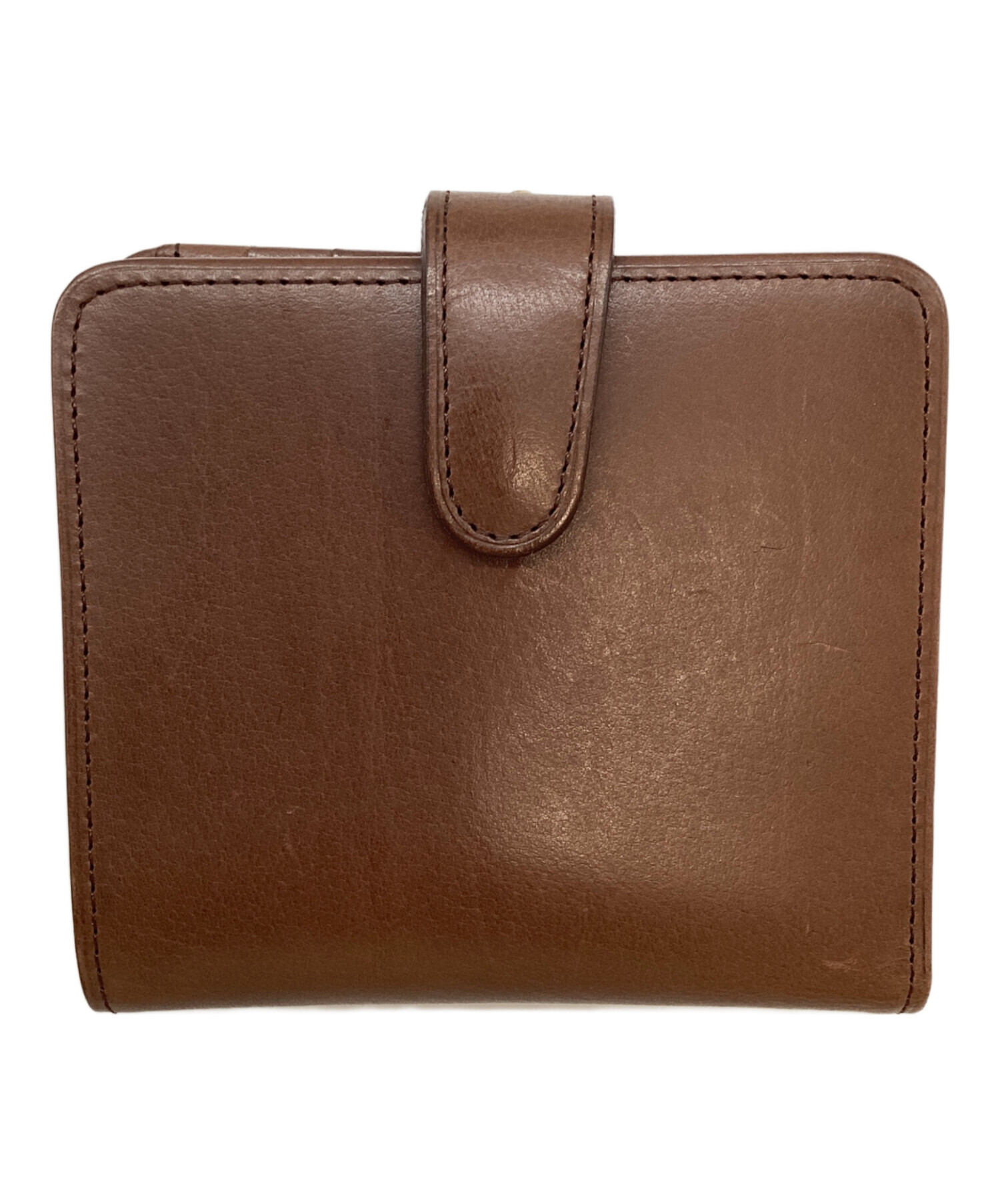 中古・古着通販】COACH (コーチ) がま口財布 ブラウン｜ブランド・古着