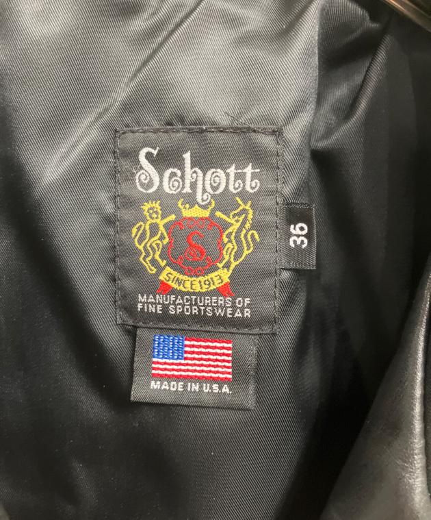 中古・古着通販】SCHOTT BROS. (ショット) レザートラッカージャケット