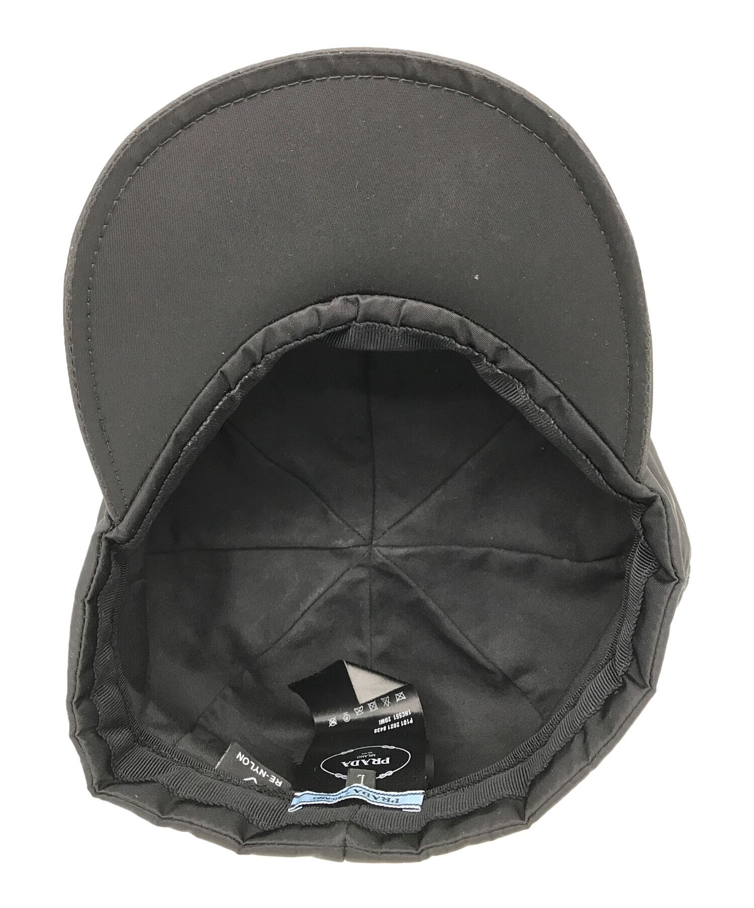 中古・古着通販】PRADA (プラダ) トライアングルロゴ キャスケット