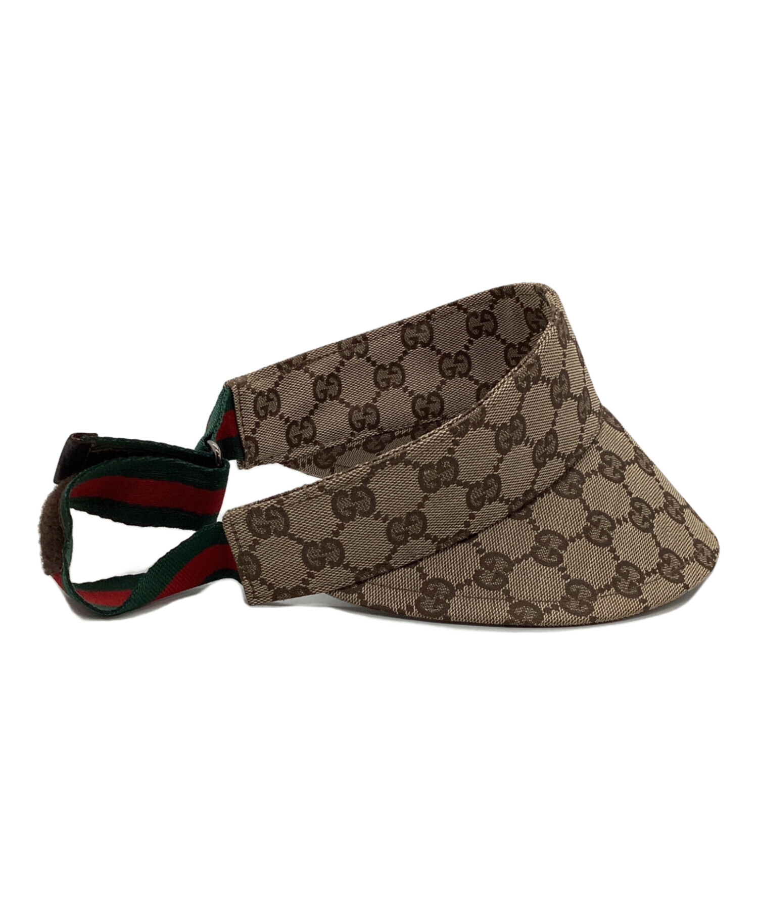 中古・古着通販】GUCCI (グッチ) サンバイザー ベージュ サイズ:S