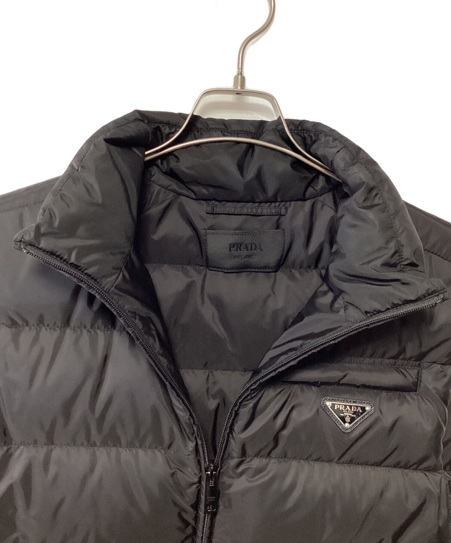 中古・古着通販】PRADA (プラダ) トライアングルロゴダウンベスト