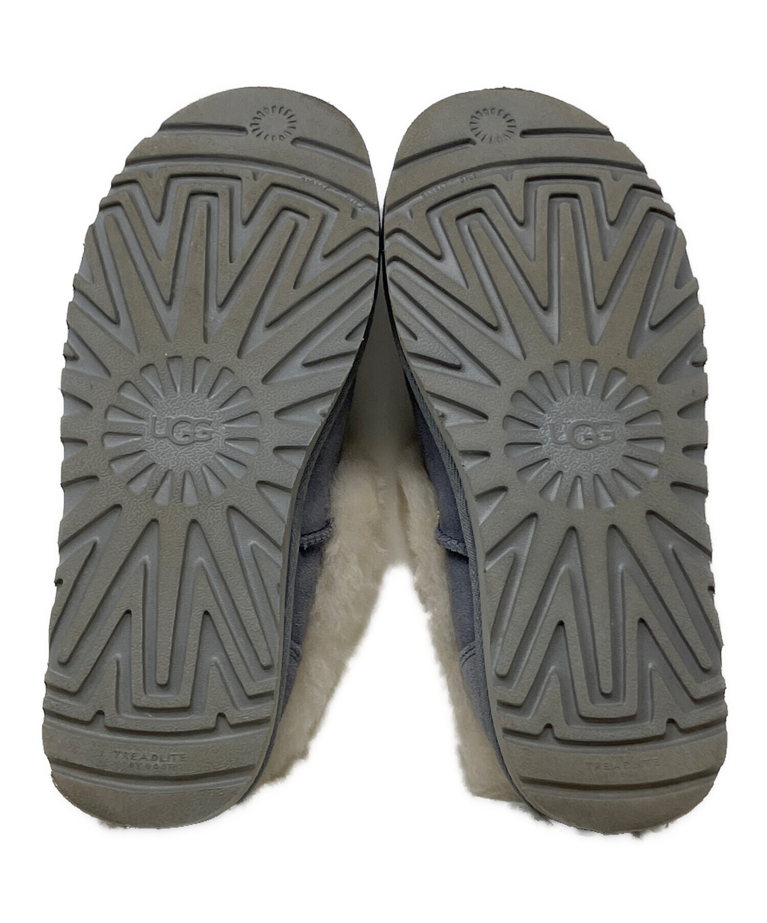 中古・古着通販】UGG (アグ) ムートンスリッポン グレー サイズ:24cm