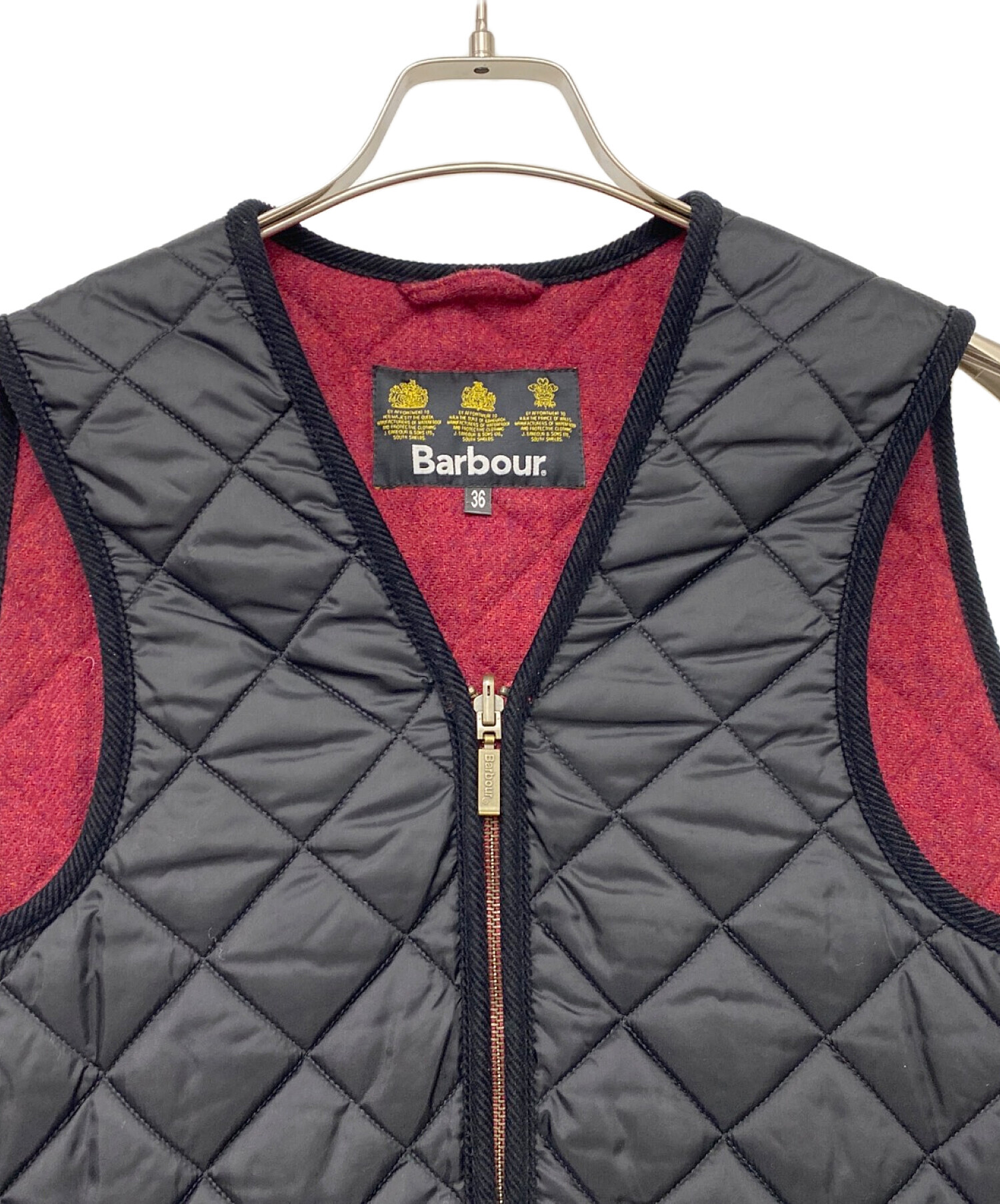 中古・古着通販】Barbour (バブアー) キルティングベスト ブラック