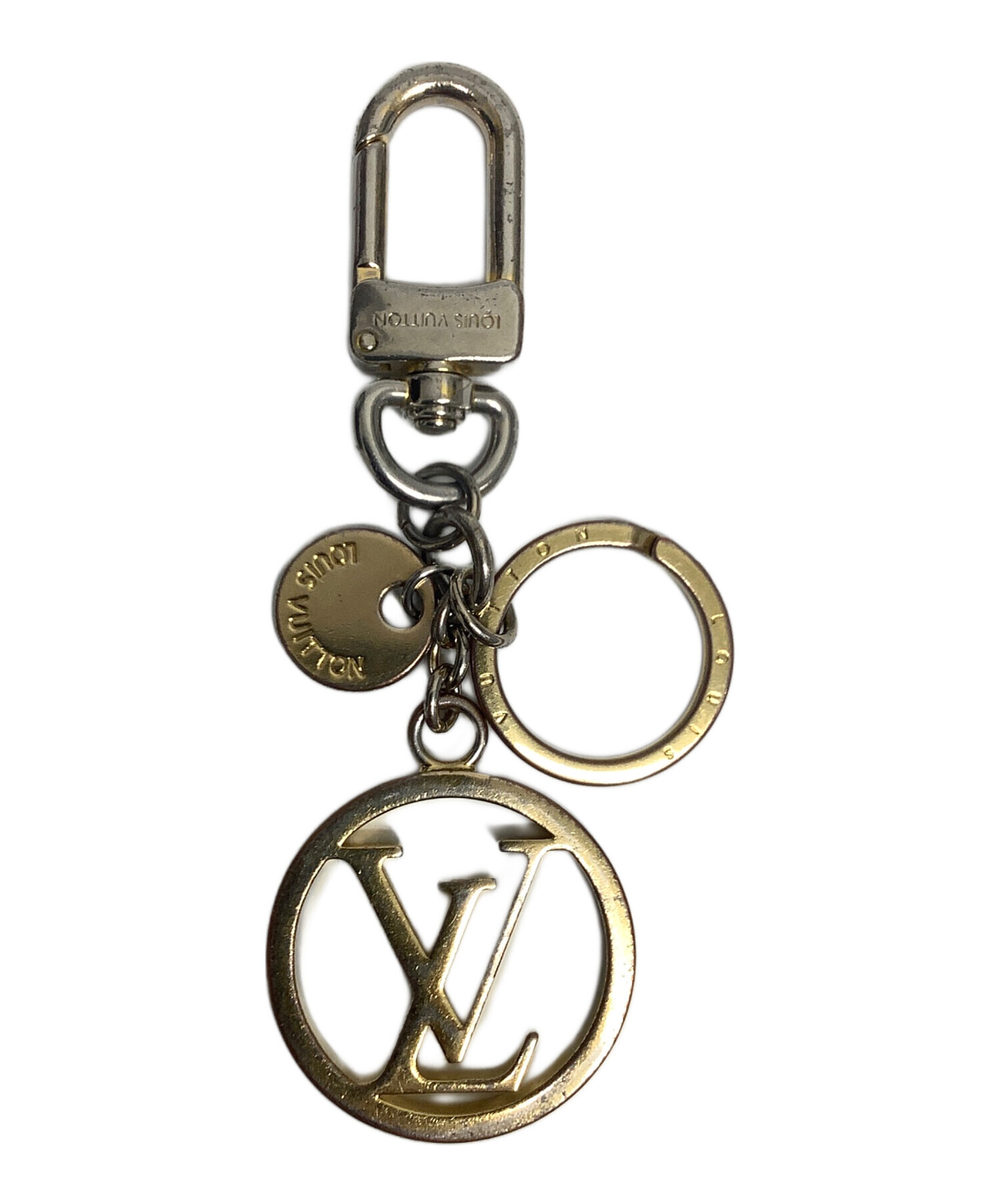 中古・古着通販】LOUIS VUITTON (ルイ ヴィトン) キーリング ゴールド