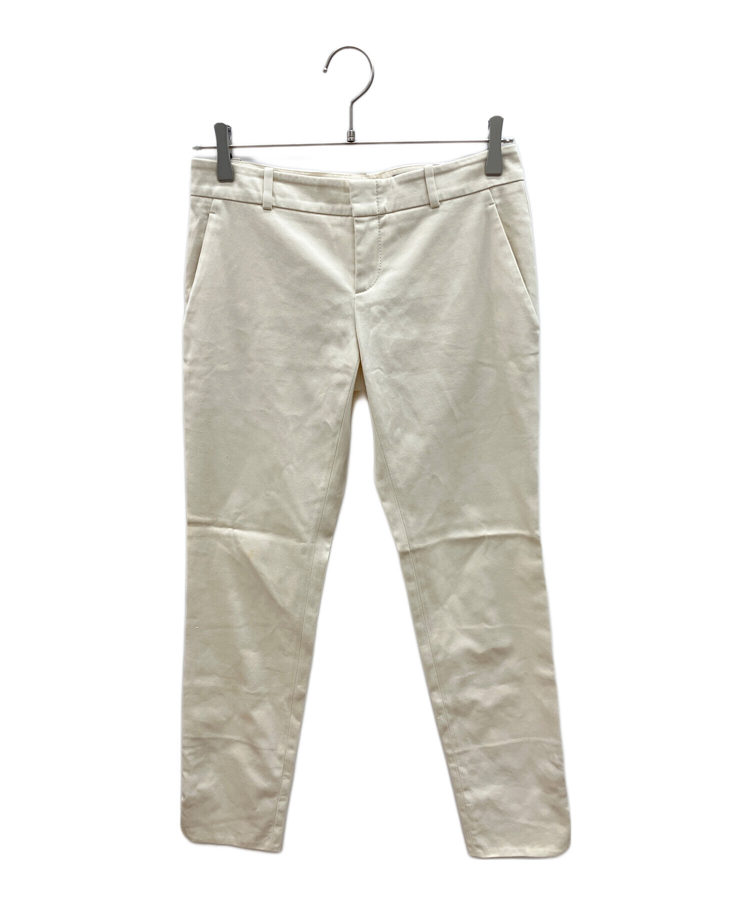 中古・古着通販】GUCCI (グッチ) テーパードパンツ ホワイト サイズ:38