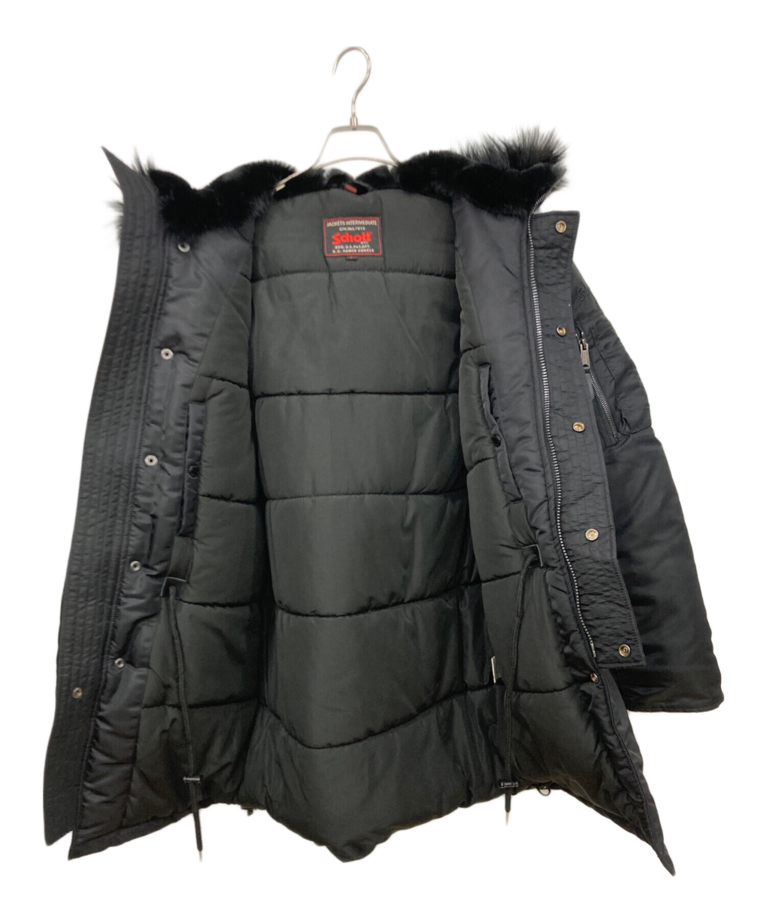 中古・古着通販】Schott (ショット) N-3Bフライトジャケット ブラック