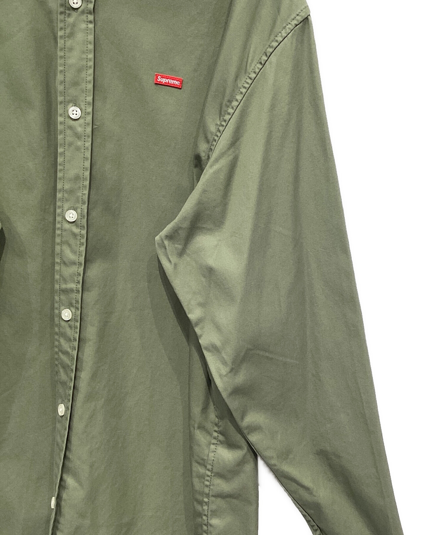 中古・古着通販】Supreme (シュプリーム) 長袖シャツ グリーン サイズ