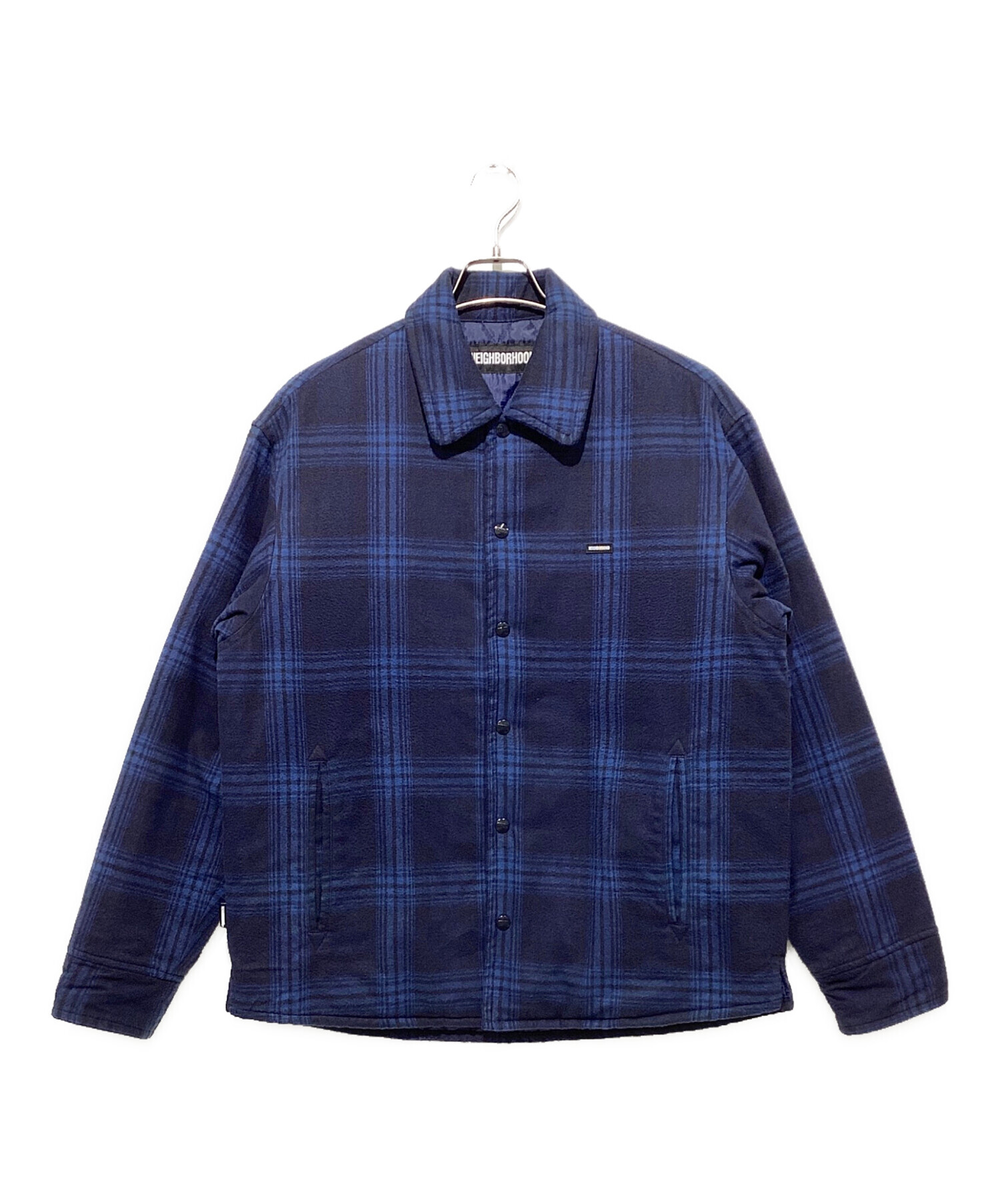 中古・古着通販】NEIGHBORHOOD (ネイバーフッド) PLAID/C-JKT ネイビー