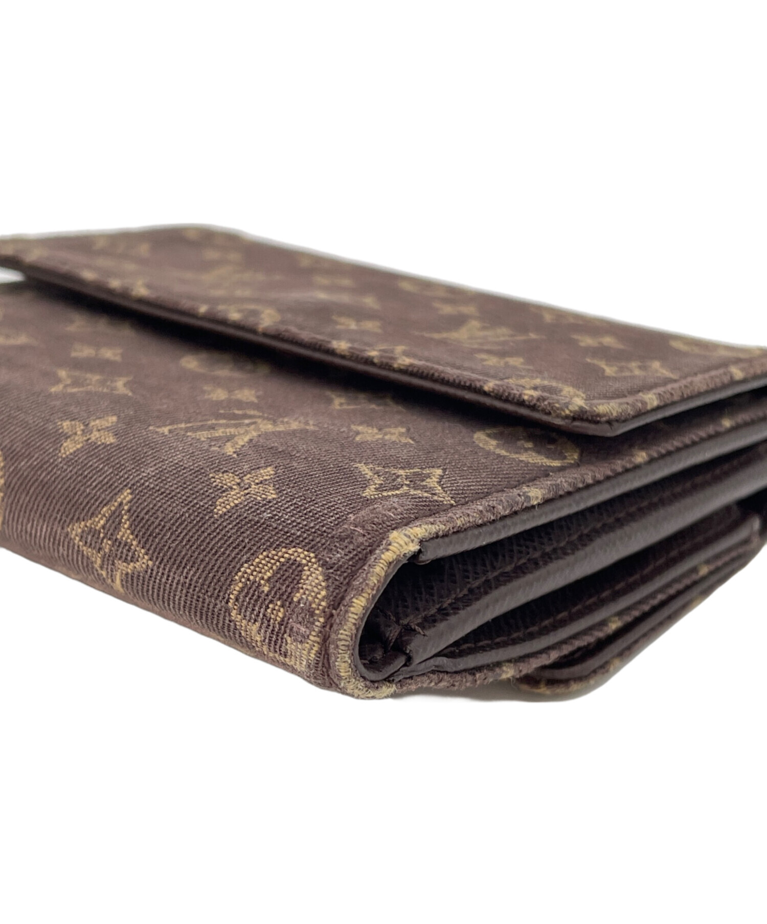 中古・古着通販】LOUIS VUITTON (ルイ ヴィトン) 3つ折り財布 ブラウン