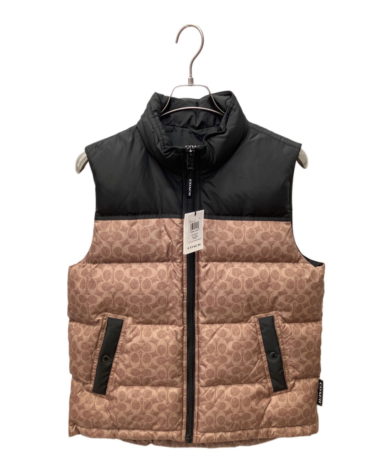 中古・古着通販】COACH (コーチ) シグネチャー ダウンベスト ベージュ