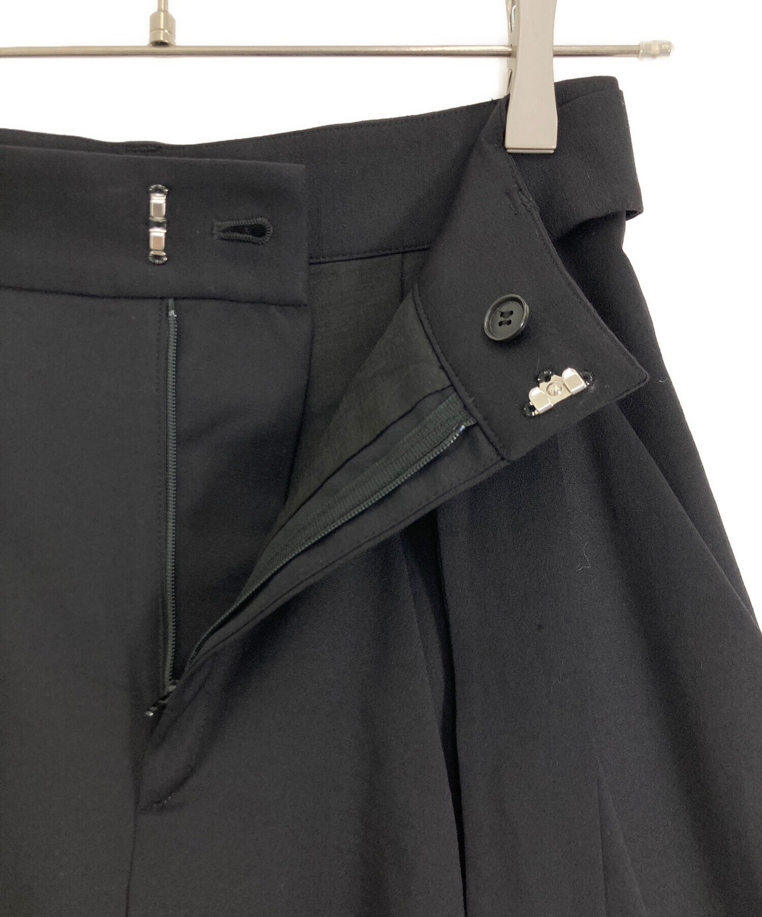 中古・古着通販】deres (デレス) deres ドレープパンツ ブラック