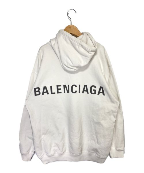 中古・古着通販】BALENCIAGA (バレンシアガ) パーカー ホワイト サイズ