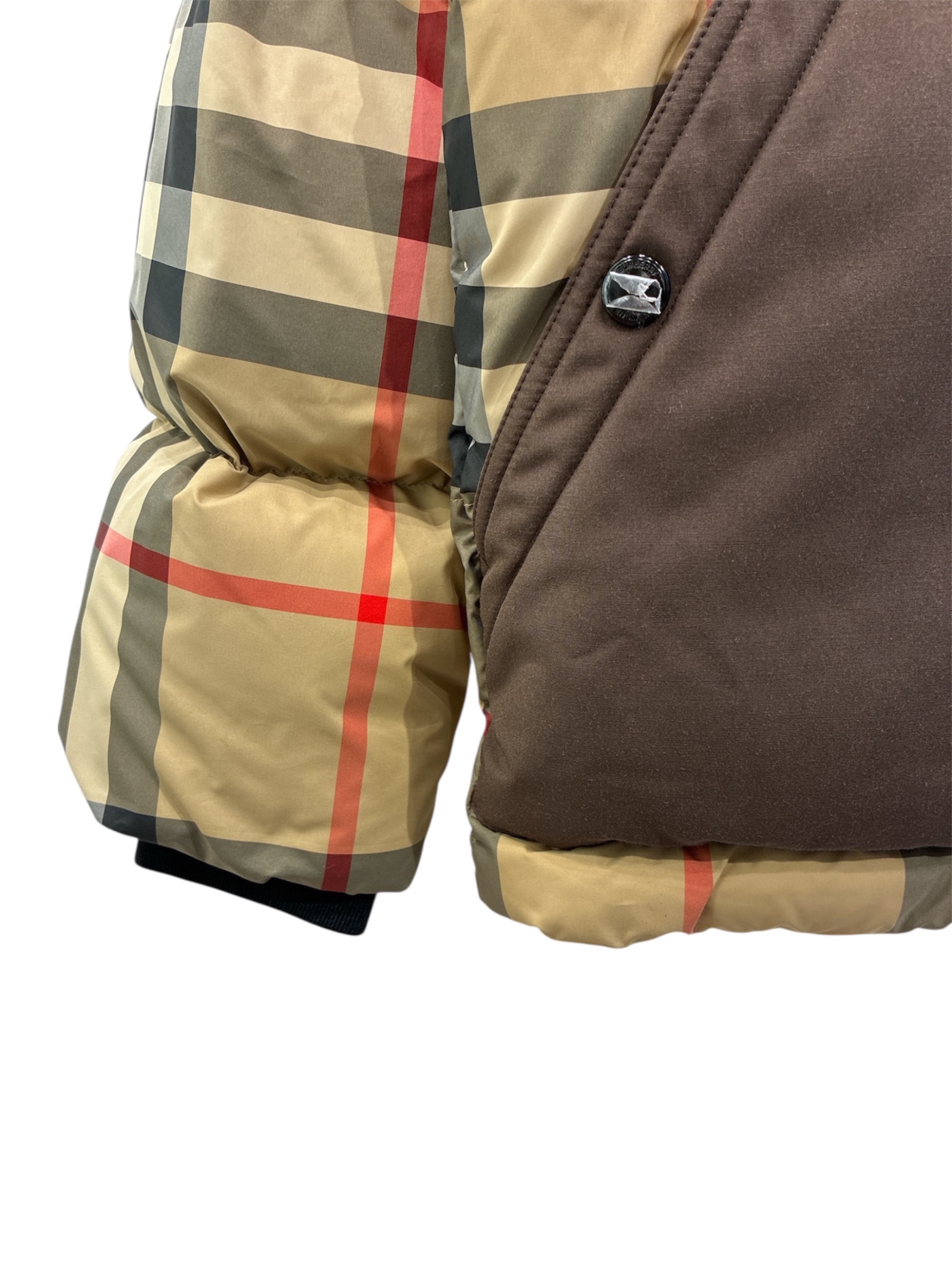 中古・古着通販】BURBERRY (バーバリー) ノバチェックダウンジャケット