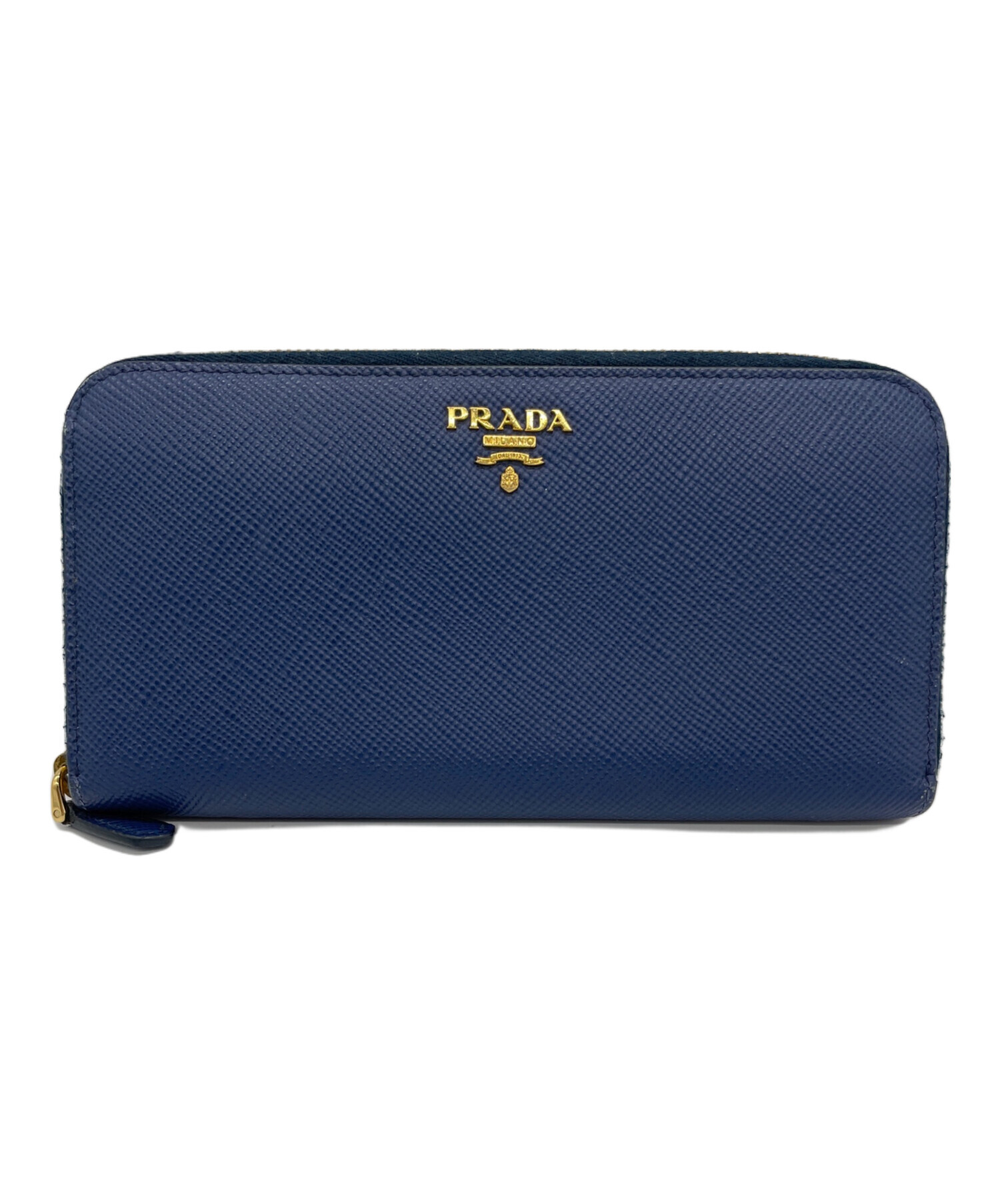中古・古着通販】PRADA (プラダ) 長財布 サフィアーノ ブルー