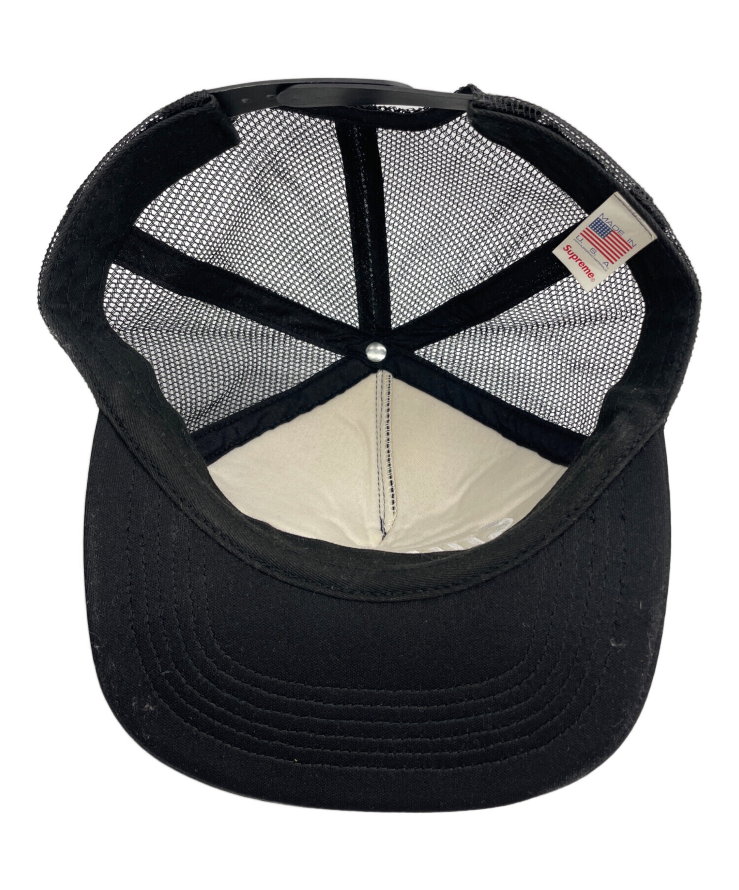 中古・古着通販】Supreme (シュプリーム) メッシュキャップ ブラック