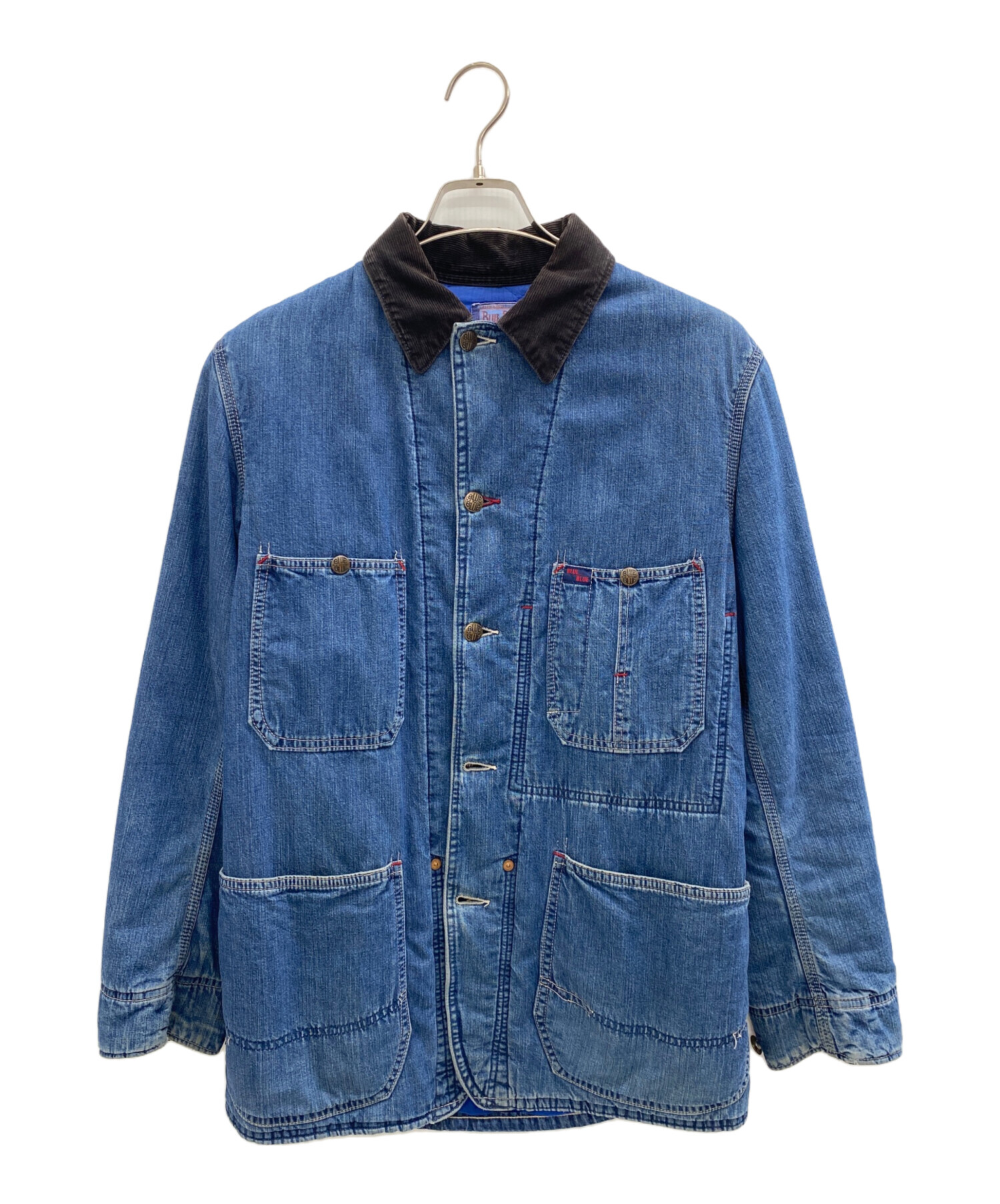 中古・古着通販】BLUE BLUE (ブルーブルー) カバーオール インディゴ