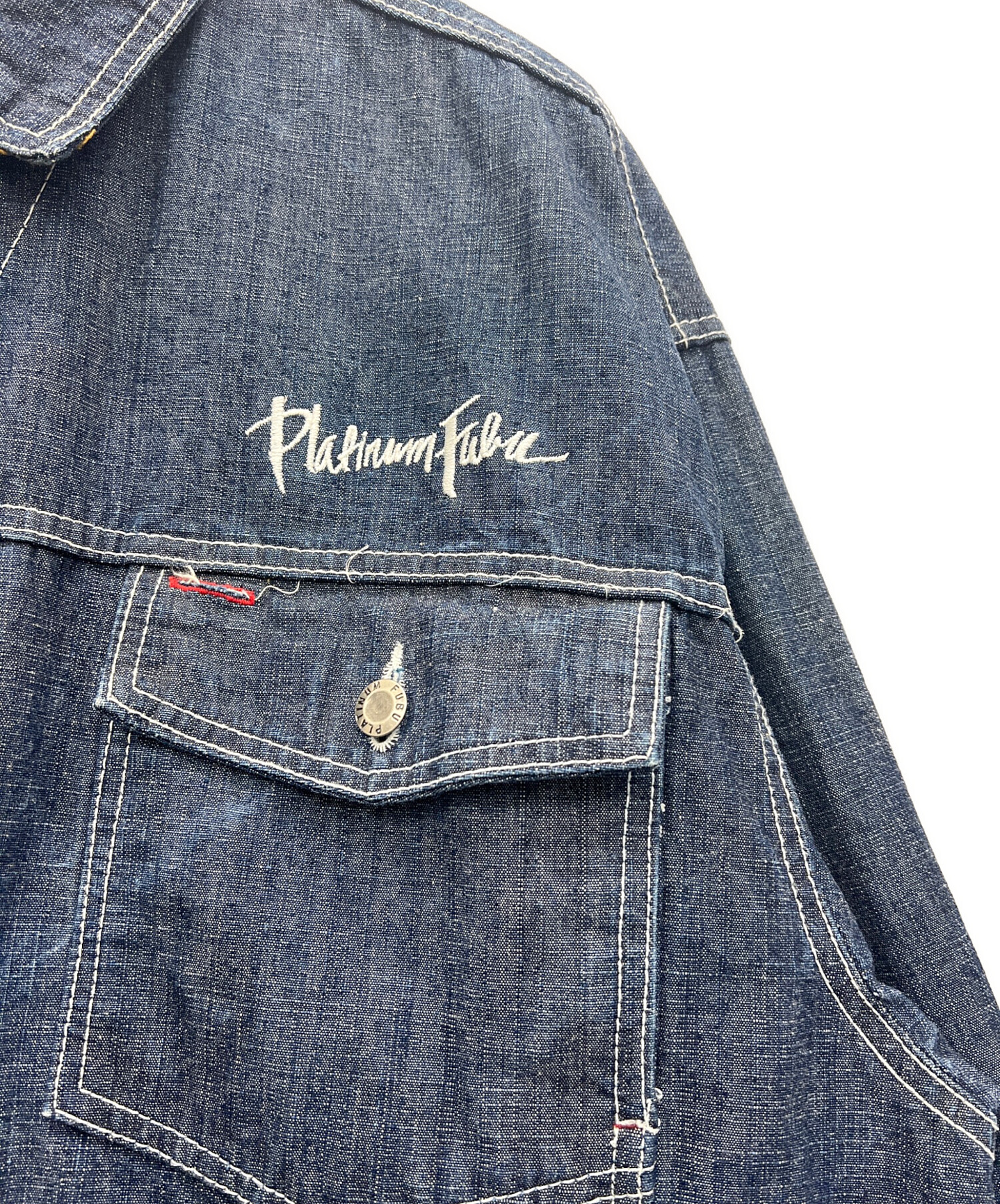 中古・古着通販】PLATINUM FUBU (プラチナムフブ) デニムジャケット