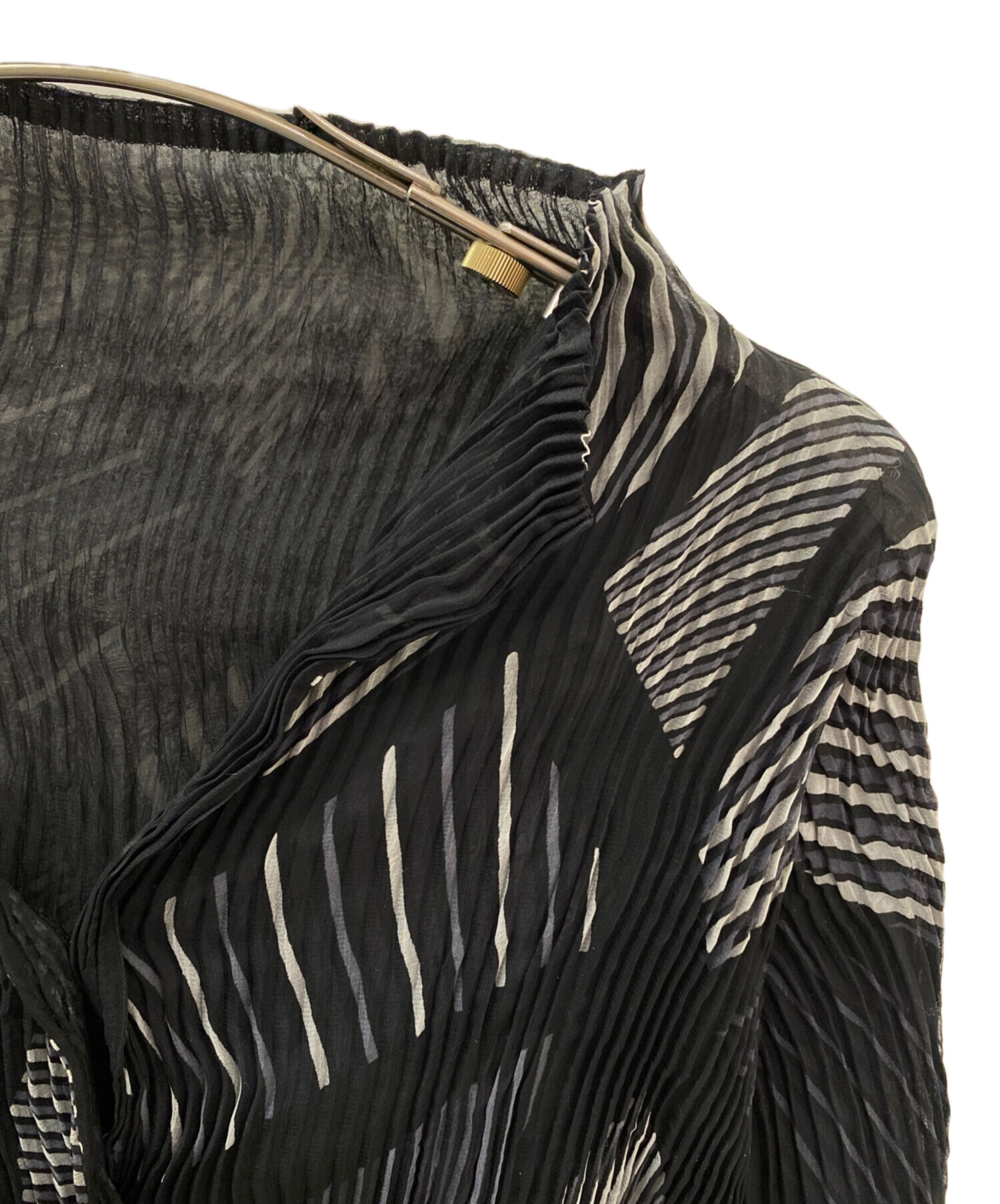 中古・古着通販】ISSEY MIYAKE (イッセイミヤケ) 長袖プリーツシャツ