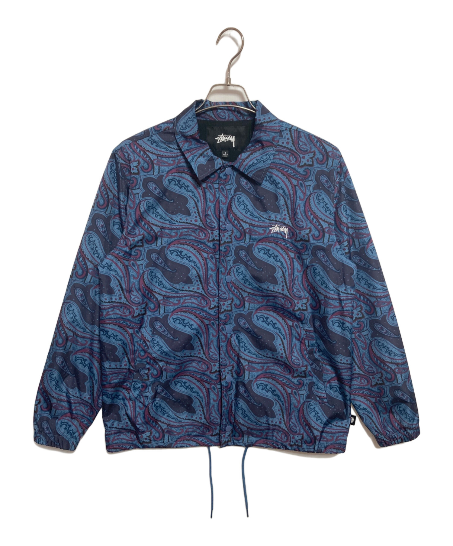 中古・古着通販】stussy (ステューシー) 総柄ジャケット ネイビー