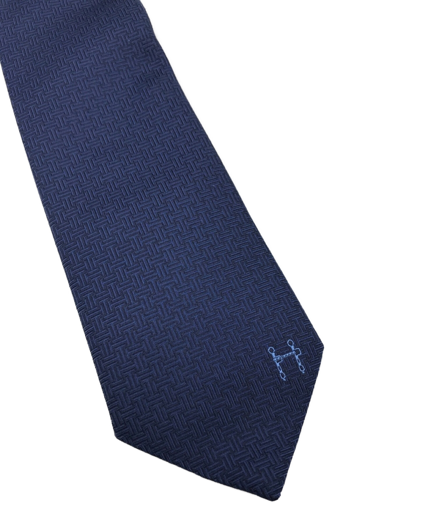 中古・古着通販】HERMES (エルメス) ネクタイ ネイビー サイズ:下記