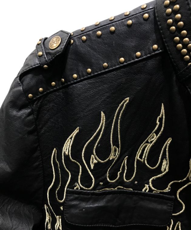 中古・古着通販】Ed Hardy (エド ハーディー) スタッズレザー