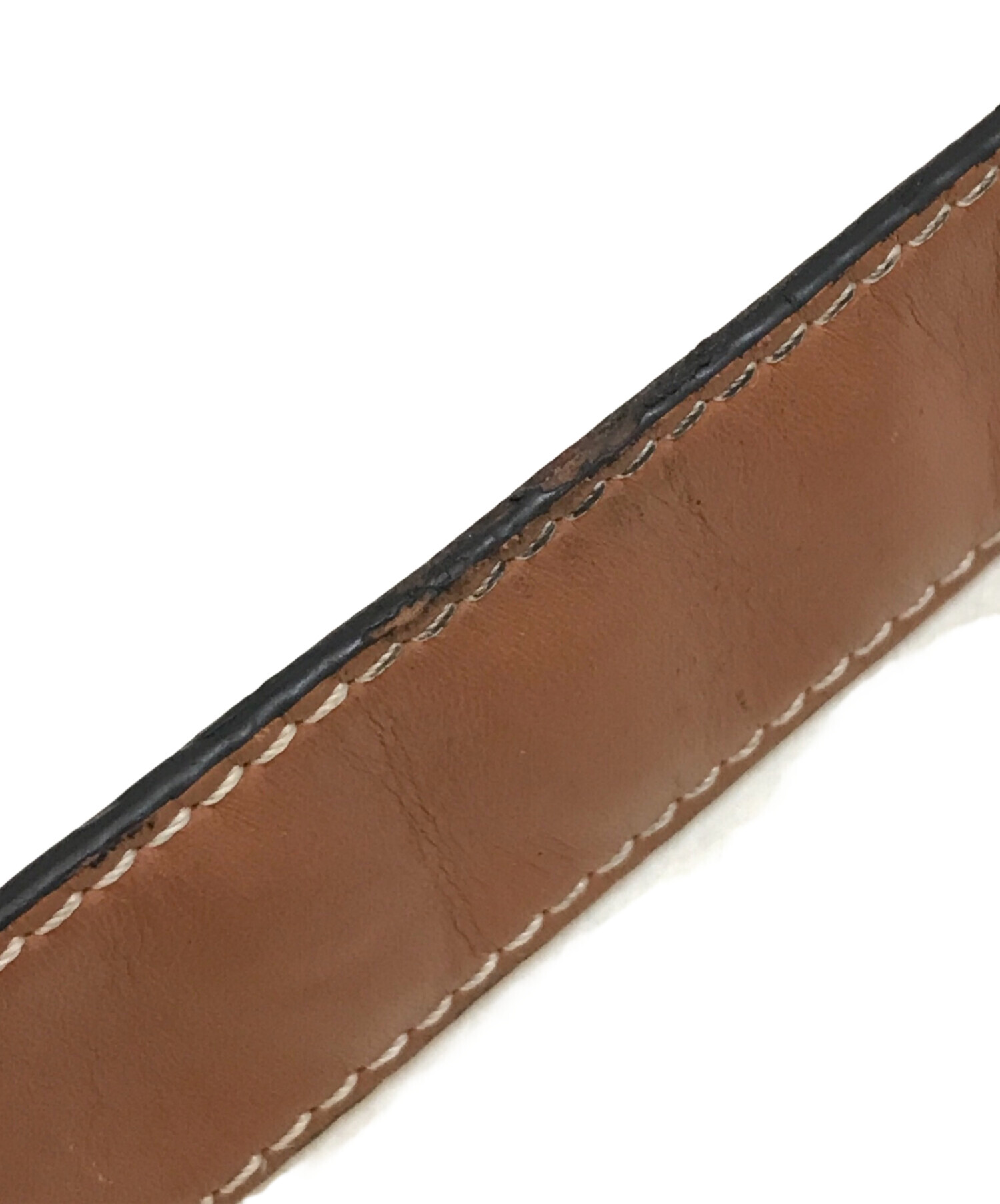 中古・古着通販】LOEWE (ロエベ) スラップ ブレスレット タン