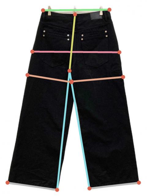 中古・古着通販】ASAPMODE (エイサップモード) Stacked Canvas Wide